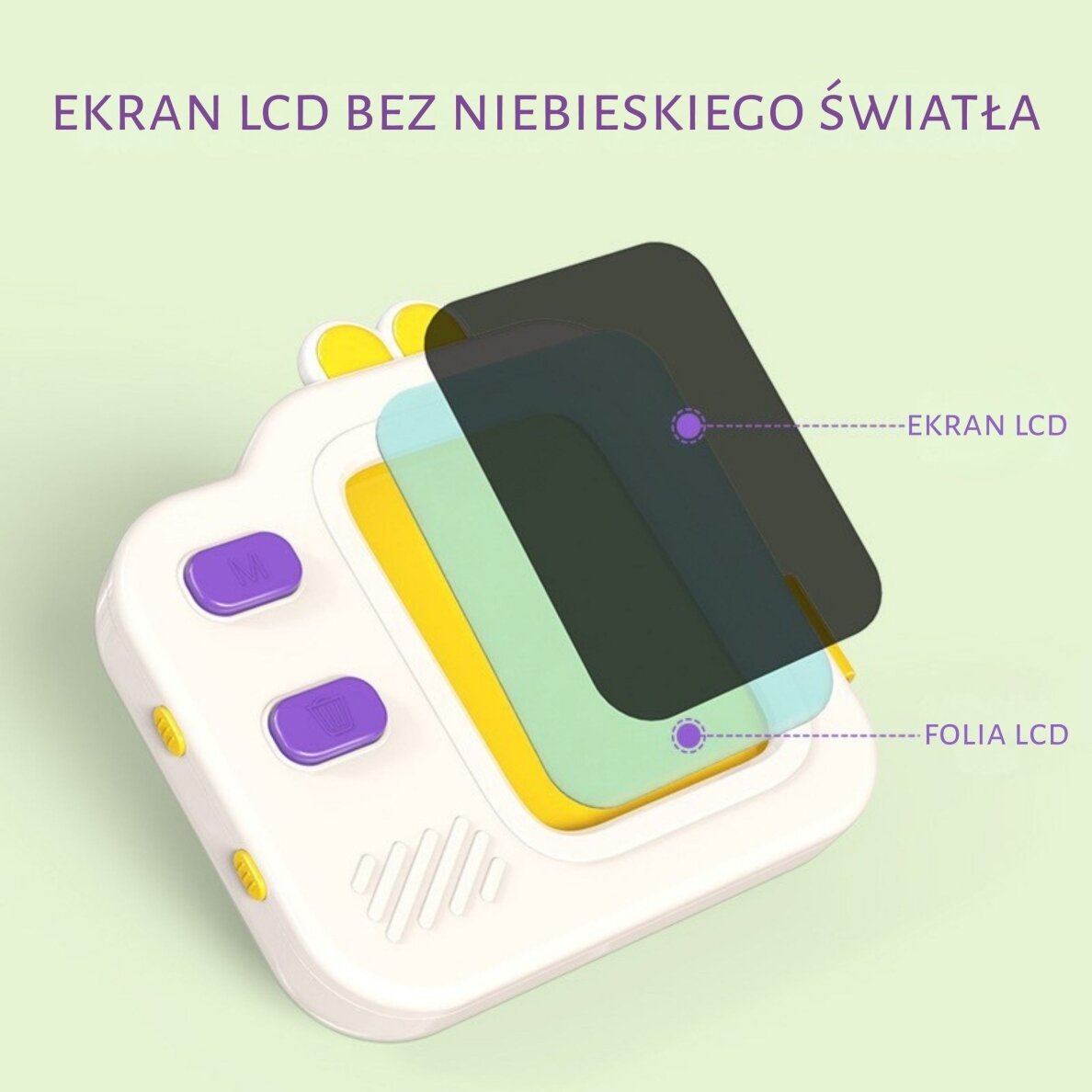 WOOPIE grafinė planšetė, eskizų bloknotas piešimo ir anglų kalbos mokymuisi, kortelių skaitytuvas, 120 vnt. 8