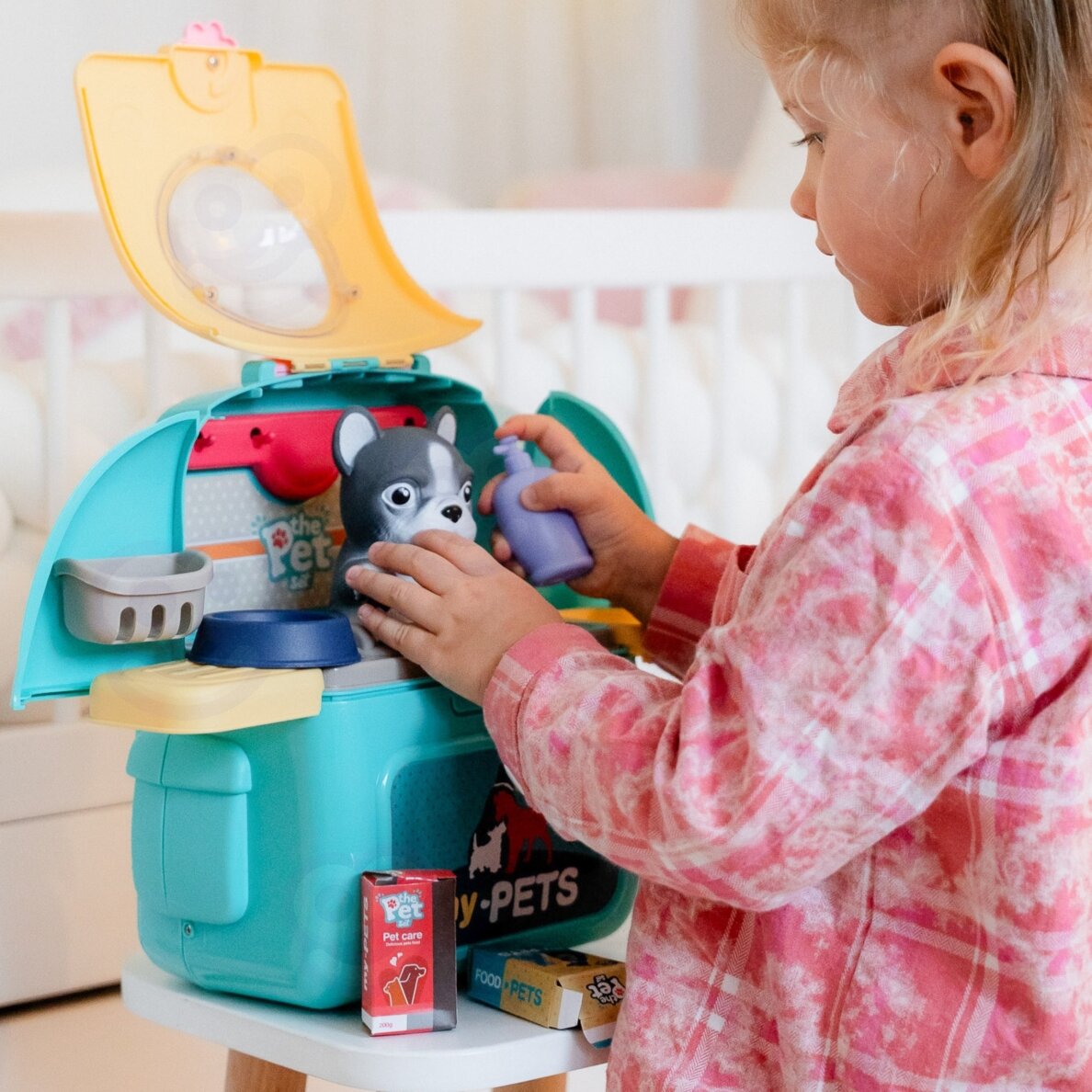 WOOPIE Nešiojamas šunų grožio salonas 2 in 1 kuprinėje-nešyklėje 1