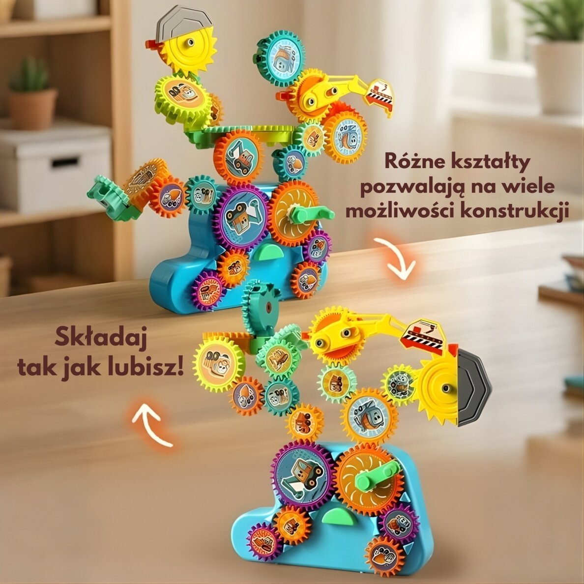 WOOPIE Interaktyvūs konstravimo blokeliai su krumpliaračiais 18 vnt. 4 WOOPIE Interaktyvūs konstravimo blokeliai su krumpliaračiais 18 vnt. 4