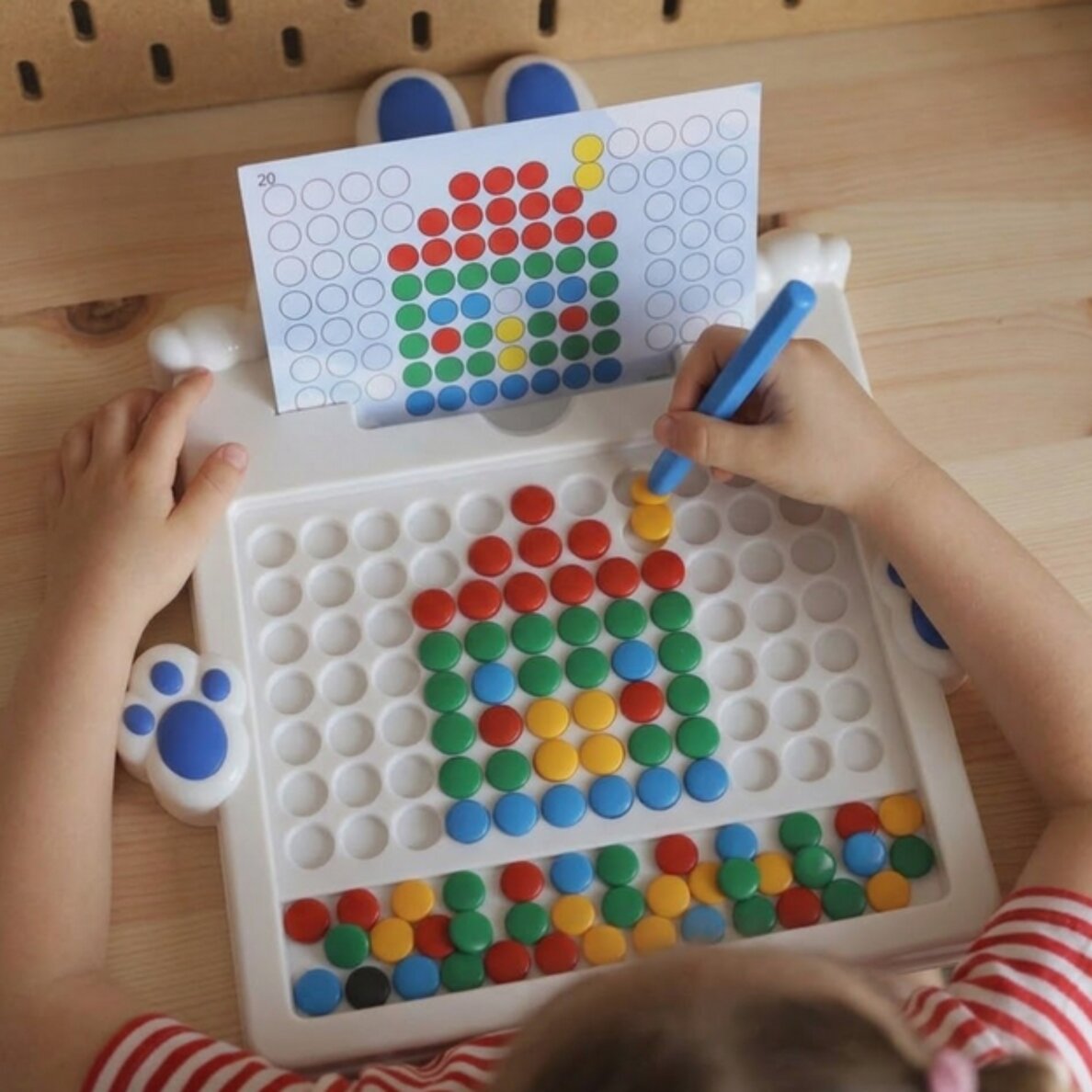 WOOPIE Magnetinė lenta vaikams Montessori MagPad Triušis 4