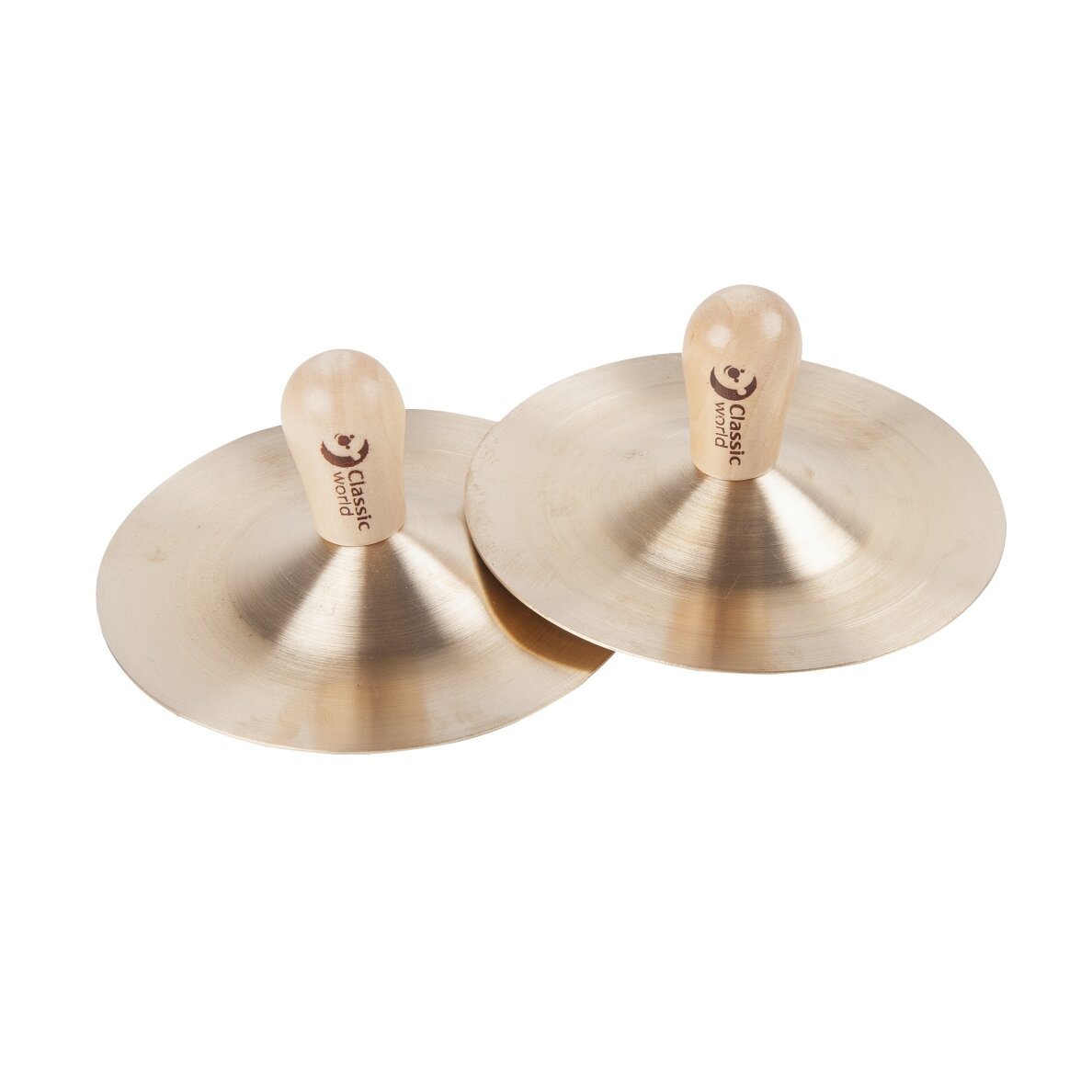 CLASSIC WORLD EDU Muzikos instrumentas Cimbolai (9 cm) vaikams 2 vnt. 3