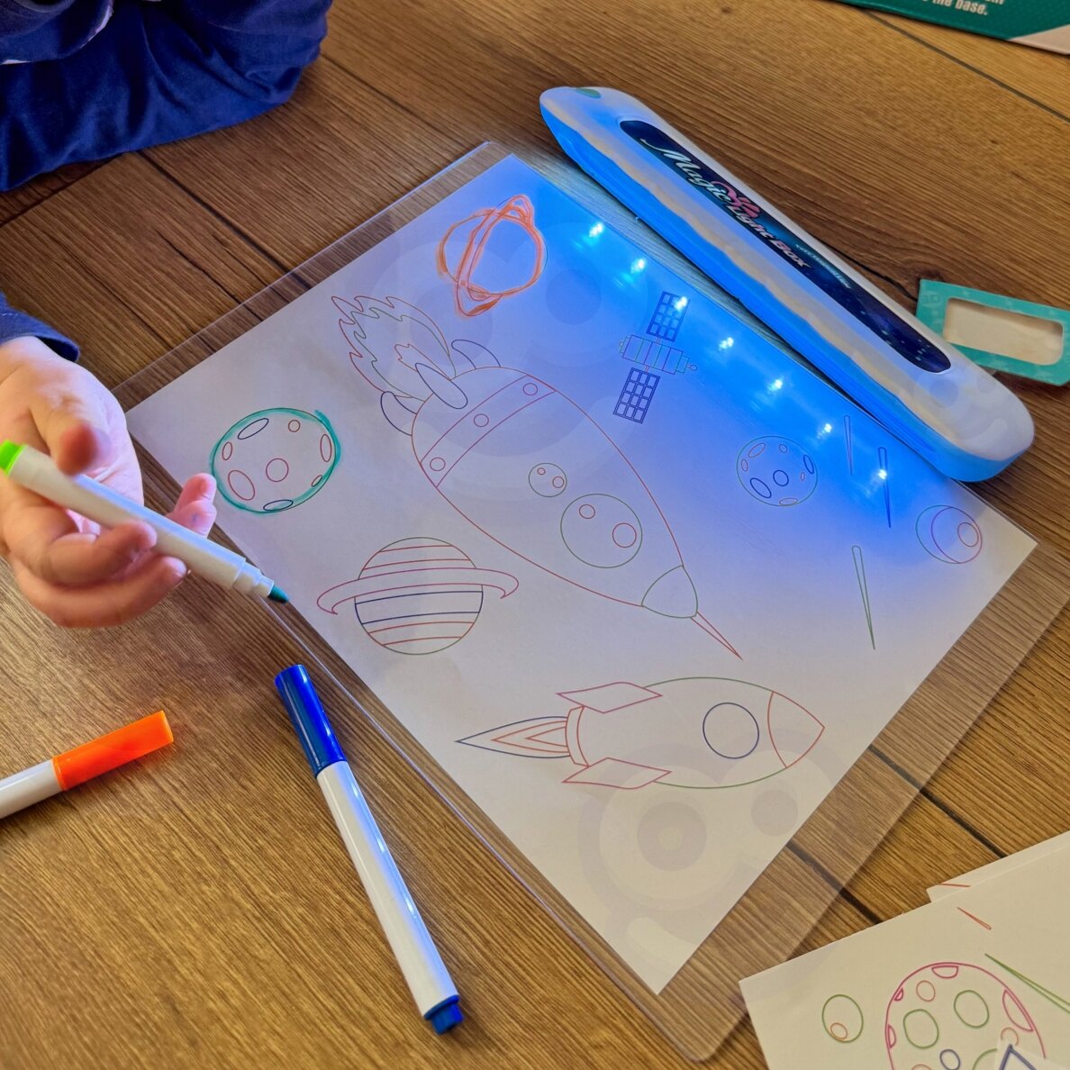 WOOPIE stebuklinga 3D LED piešimo lenta 3 WOOPIE stebuklinga 3D LED piešimo lenta 3
