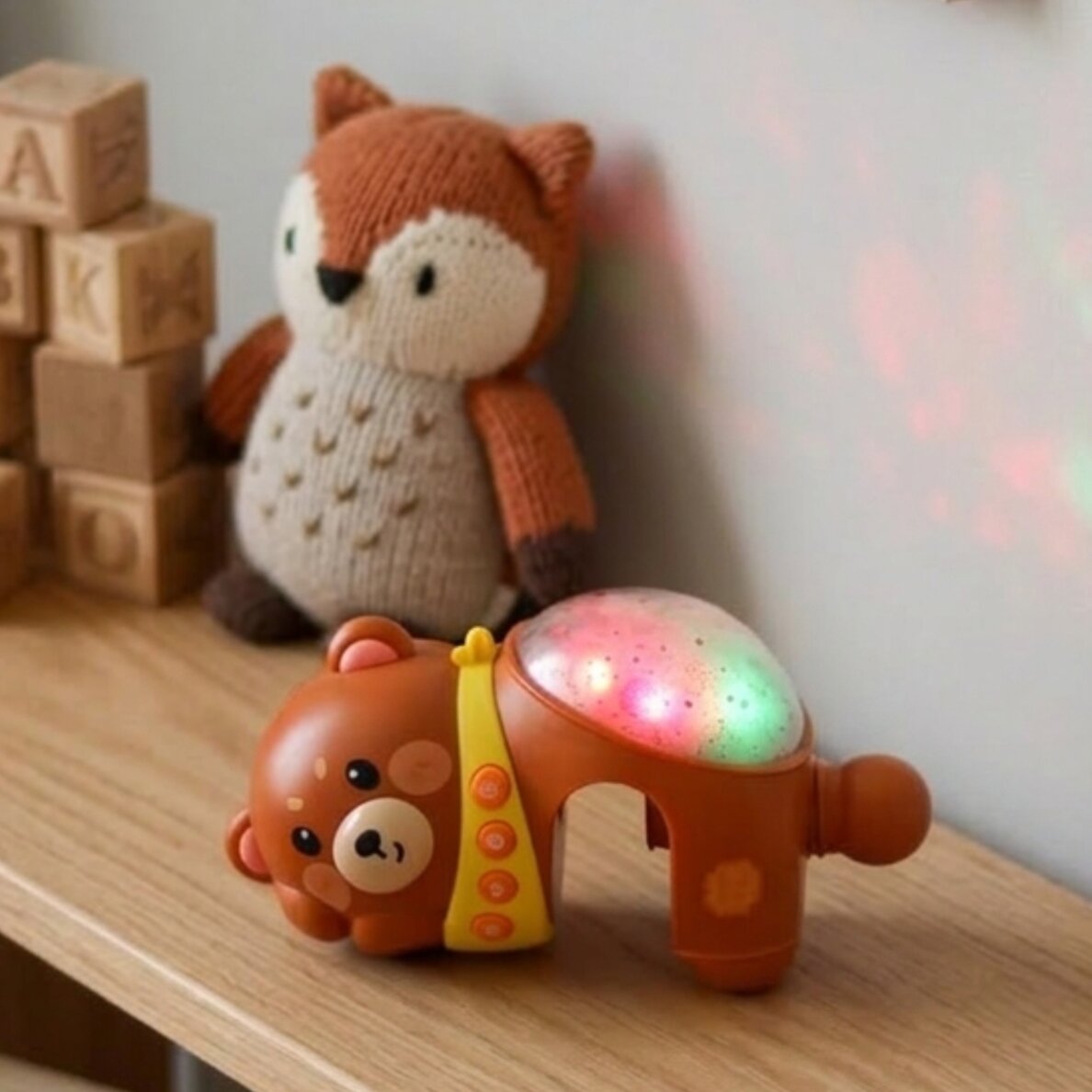 WOOPIE BABY žvaigždžių projektorius – naktinė lemputė vaikams Meškiukas 1 WOOPIE BABY žvaigždžių projektorius – naktinė lemputė vaikams Meškiukas 1