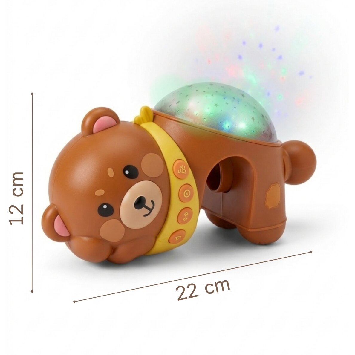 WOOPIE BABY žvaigždžių projektorius – naktinė lemputė vaikams Meškiukas 6