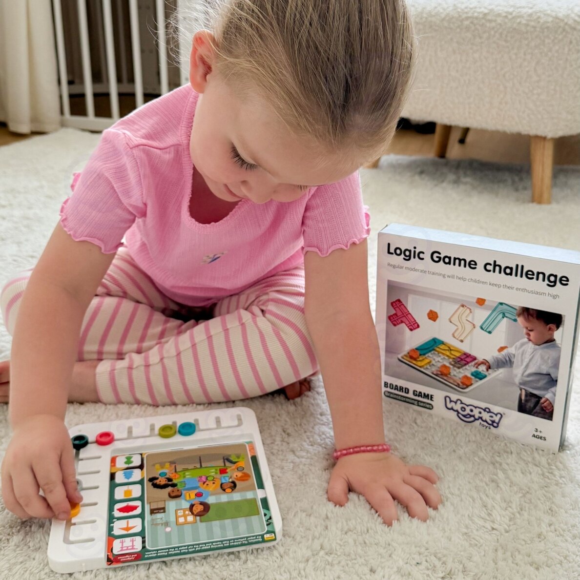 WOOPIE 60 loginių žaidimų rinkinys 3+ 1 WOOPIE 60 loginių žaidimų rinkinys 3+ 1