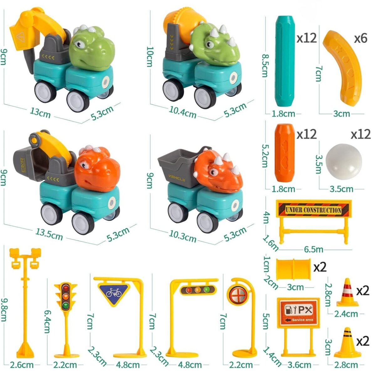 WOOPIE magnetiniai konstravimo blokeliai Dinozaurai 84 vnt. 14 WOOPIE magnetiniai konstravimo blokeliai Dinozaurai 84 vnt. 14