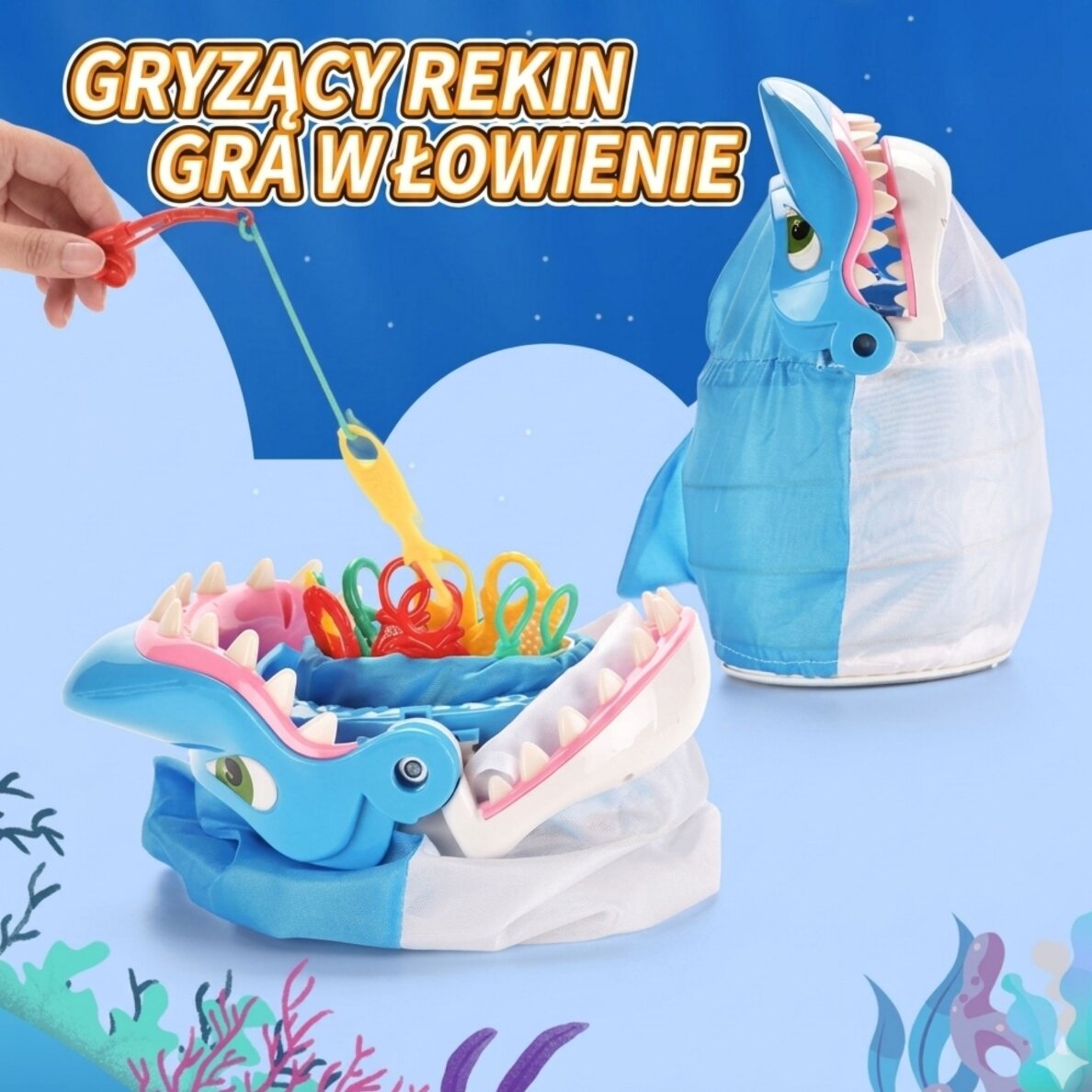 WOOPIE Arkadinis žaidimas ŽVEJYBA Alkanas ryklys KANDŽIOJA DIY 3 WOOPIE Arkadinis žaidimas ŽVEJYBA Alkanas ryklys KANDŽIOJA DIY 3