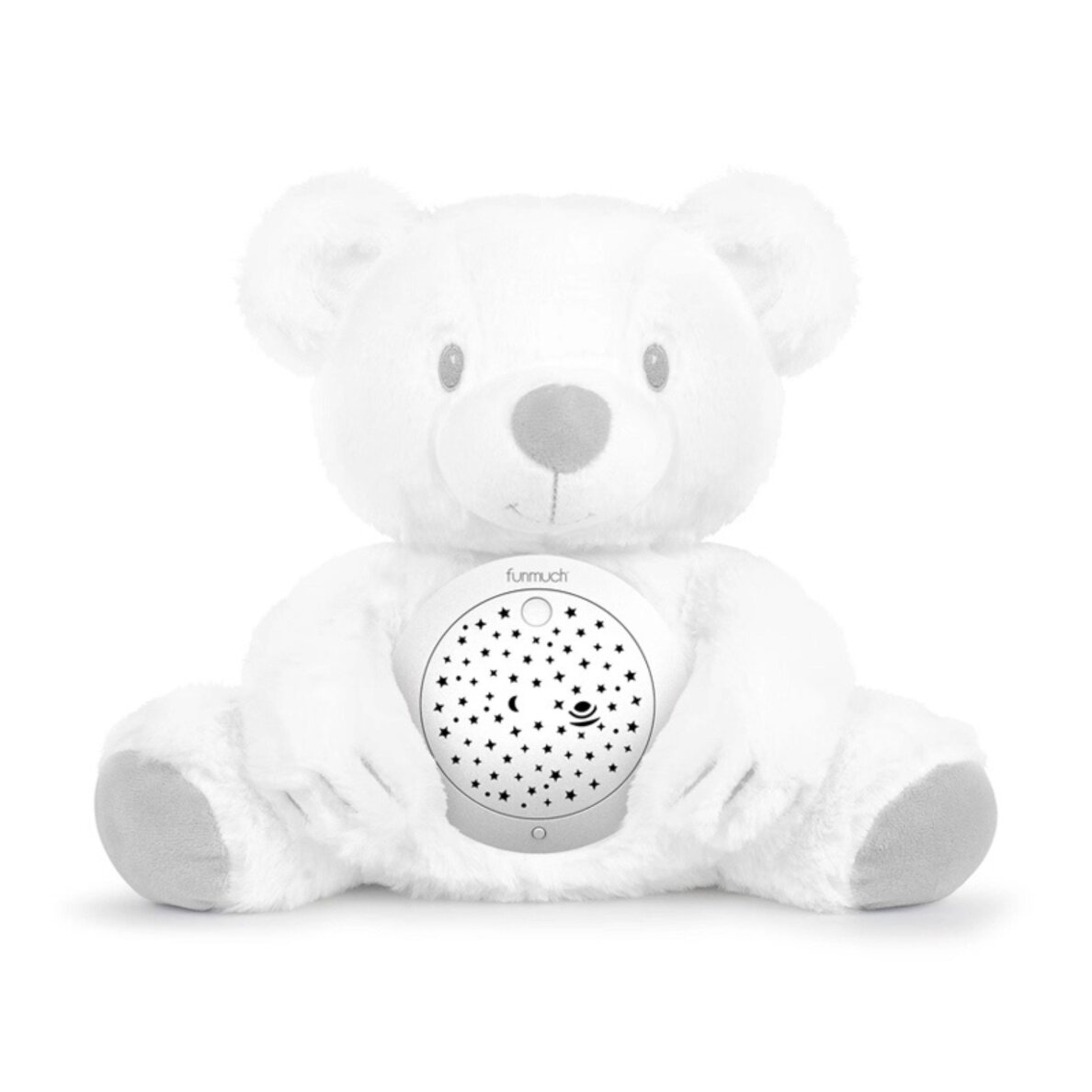 WOOPIE BABY pliušinis miegui skirtas meškiukas su projektoriumi 4