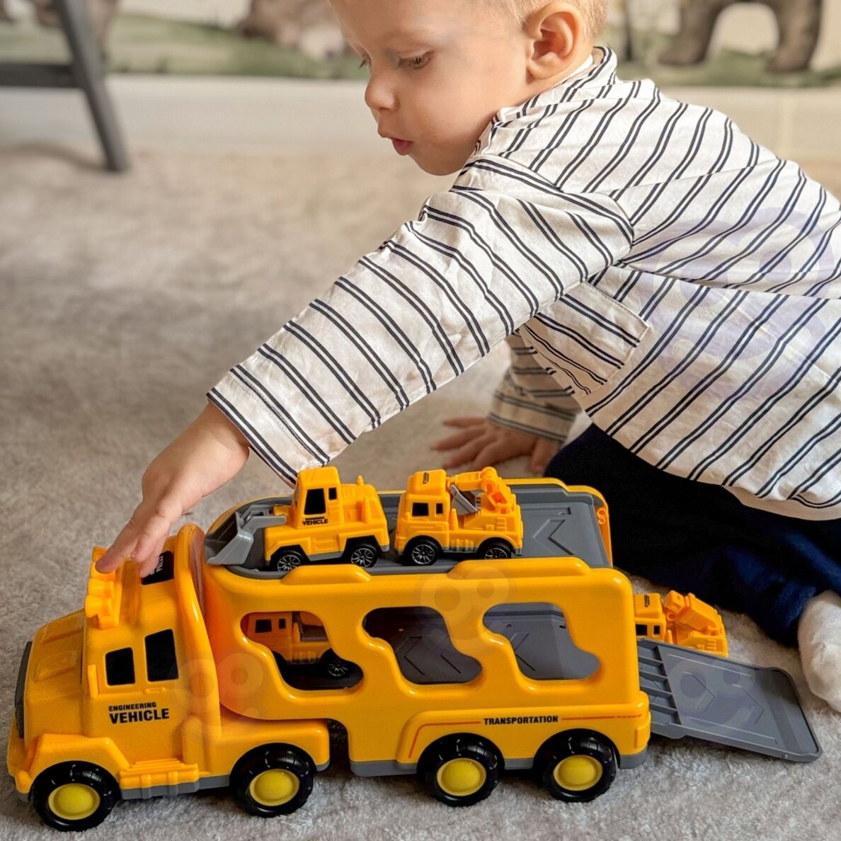 WOOPIE Kelių vilkiko rinkinys iš 5 automobilių – pagalba kelyje 3 WOOPIE Kelių vilkiko rinkinys iš 5 automobilių – pagalba kelyje 3