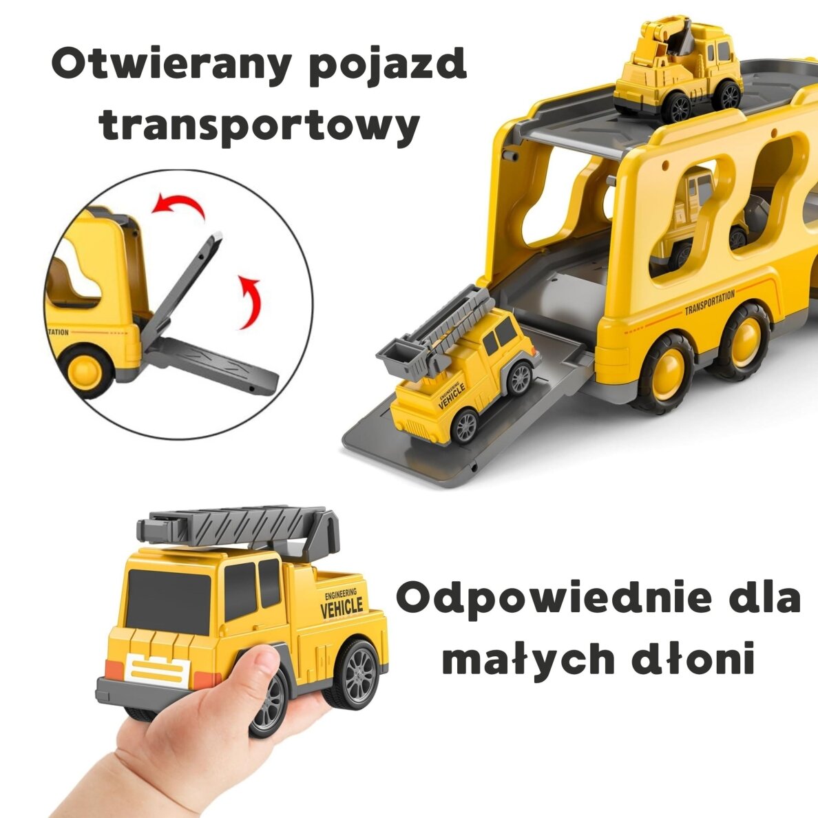 WOOPIE Kelių vilkiko rinkinys iš 5 automobilių – pagalba kelyje 6 WOOPIE Kelių vilkiko rinkinys iš 5 automobilių – pagalba kelyje 6