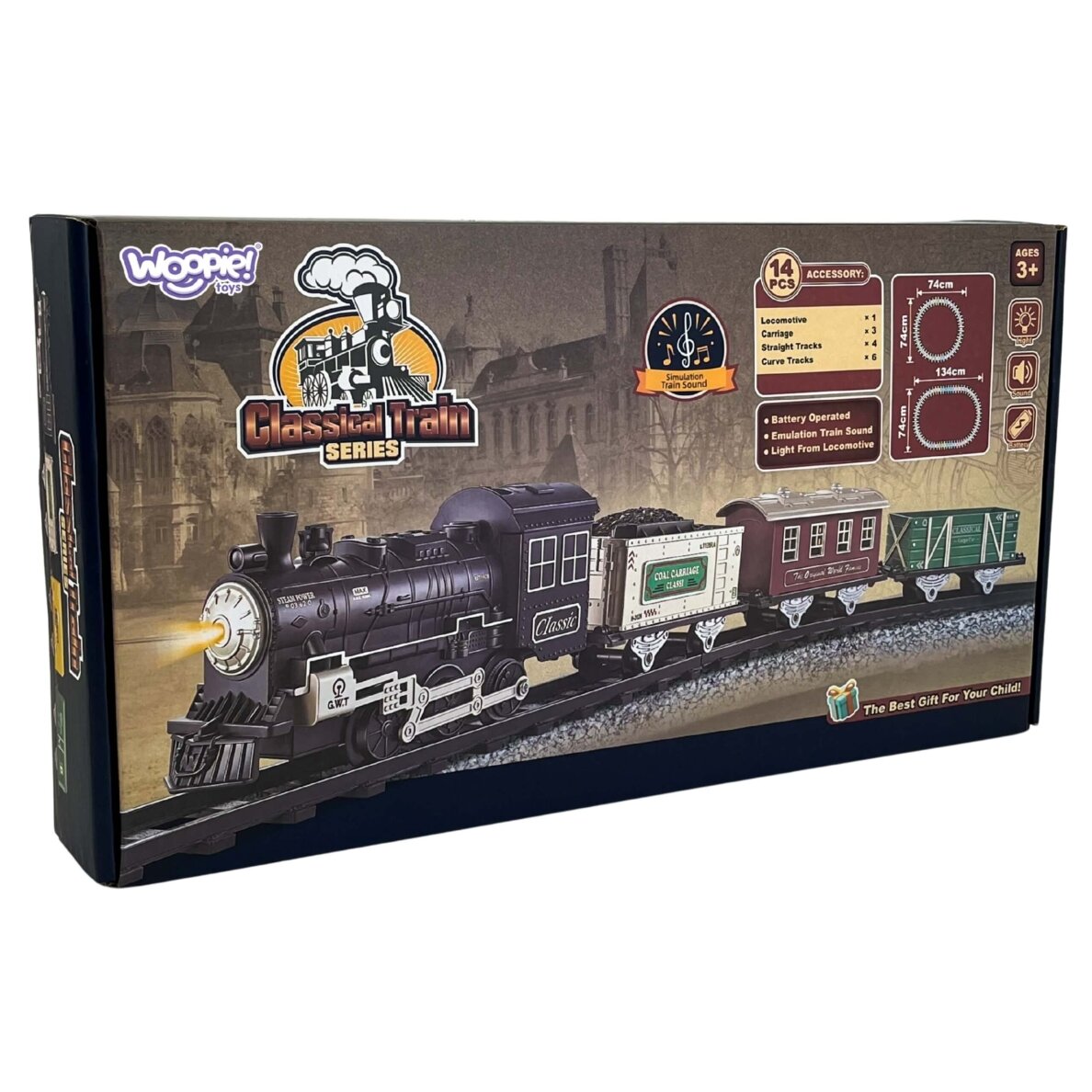 WOOPIE Classic garvežio trasa XXL 15 WOOPIE Classic garvežio trasa XXL 15