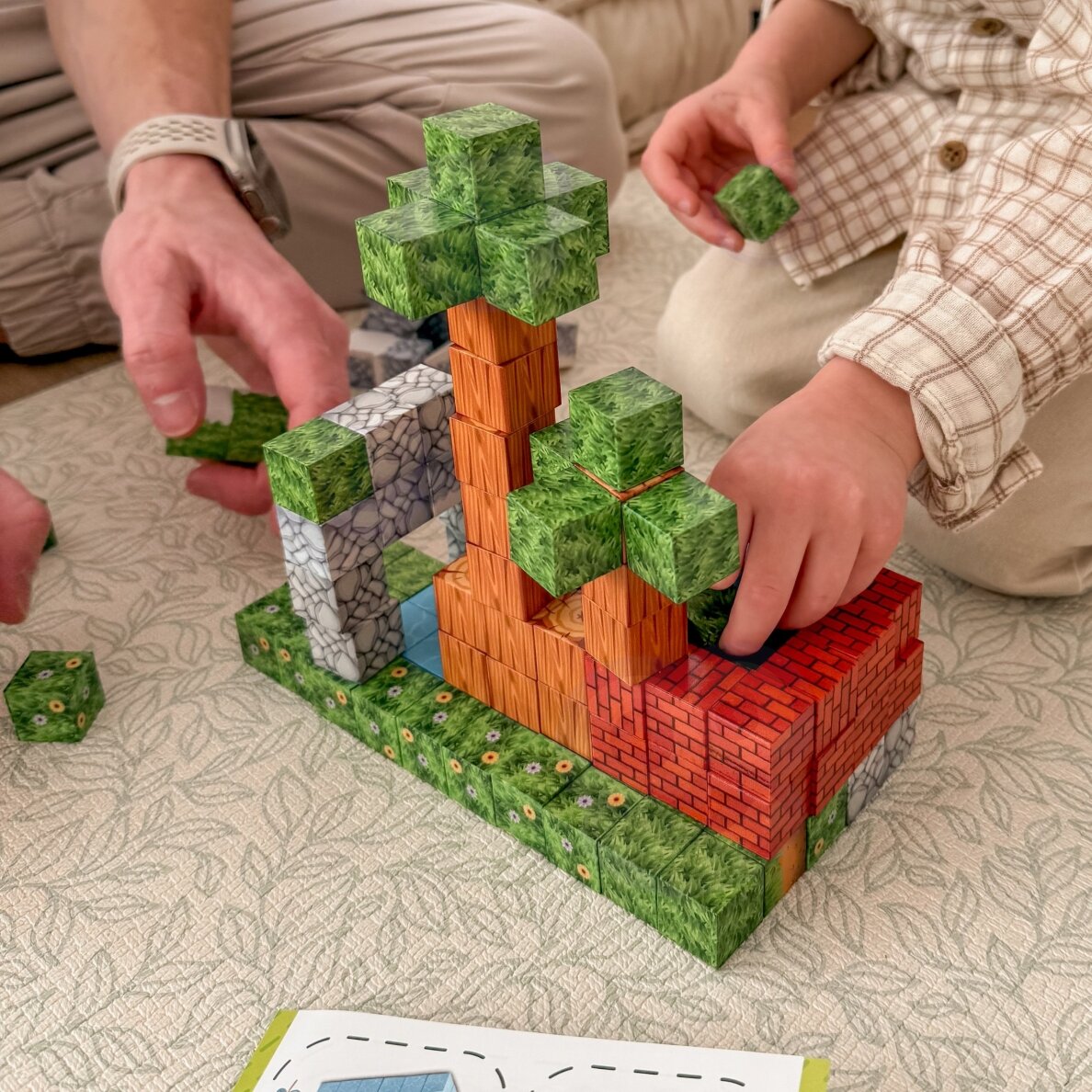 WOOPIE magnetinės konstrukcinės kaladėlės World of Blocks 108 vnt. 2