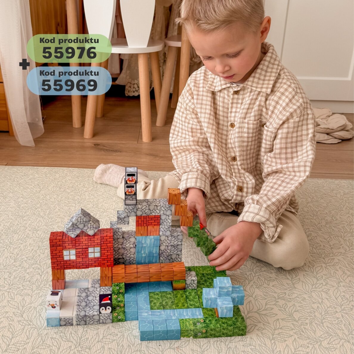 WOOPIE Magnetiniai konstravimo blokeliai Winter World of Blocks 2