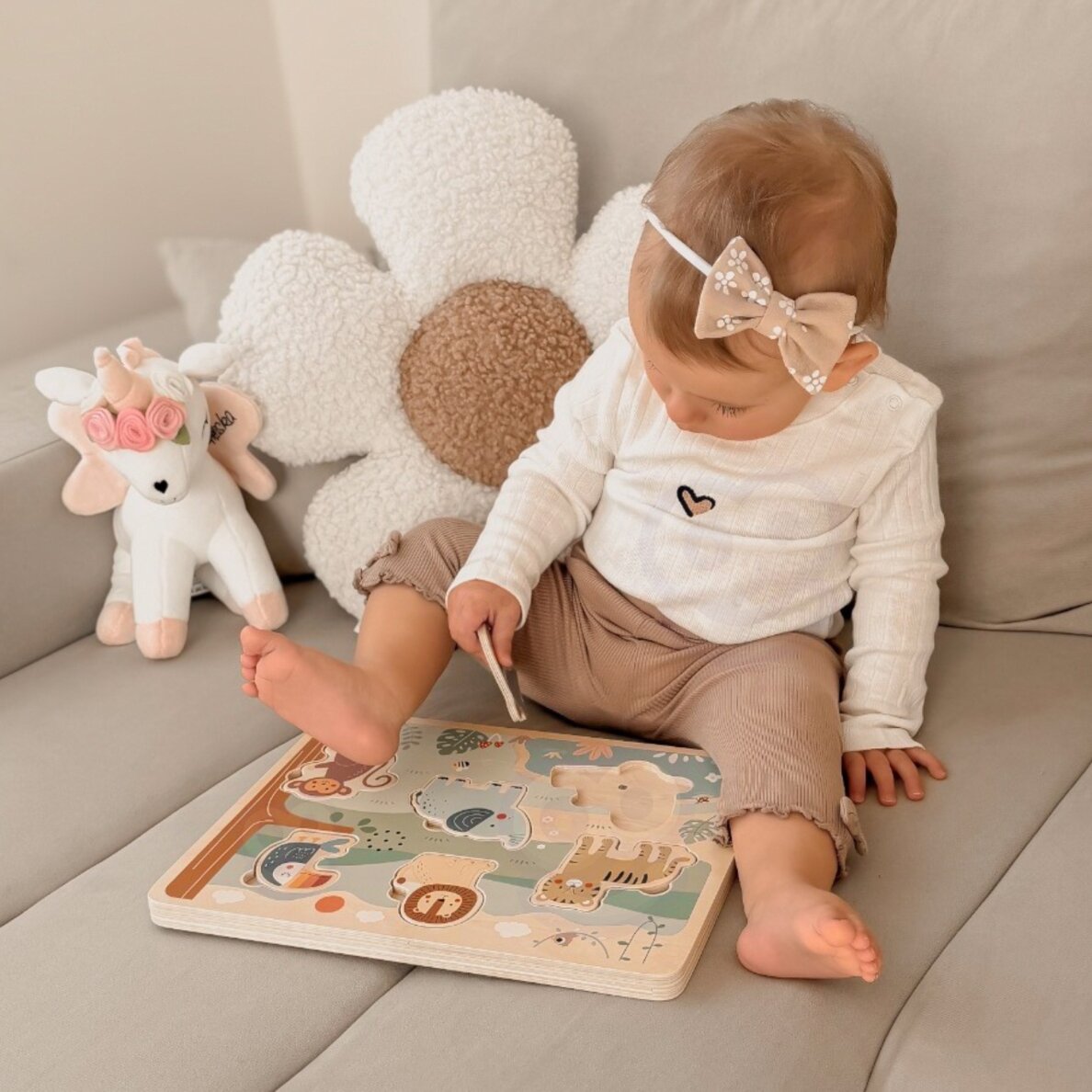 TOOKY TOY medinė dėlionė Montessori interaktyvi garsinė dėlionė laukiniai gyvūnai safari 3 TOOKY TOY medinė dėlionė Montessori interaktyvi garsinė dėlionė laukiniai gyvūnai safari 3