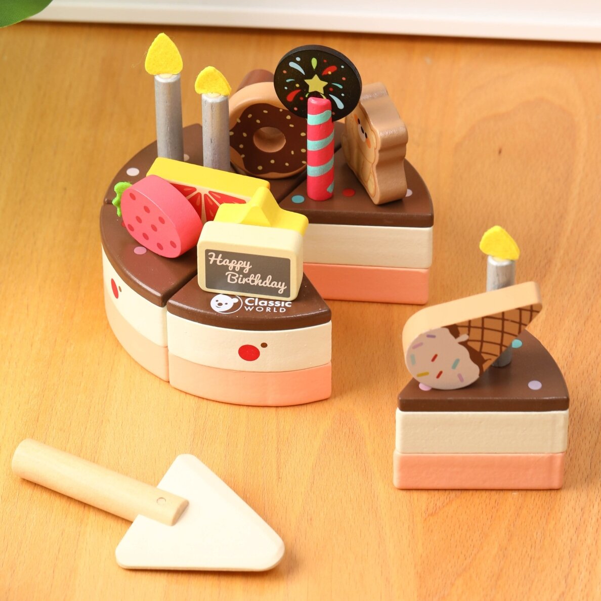 CLASSIC WORLD Medinis gimtadienio TORTAS PJAUSTYMUI 19 vnt. 6