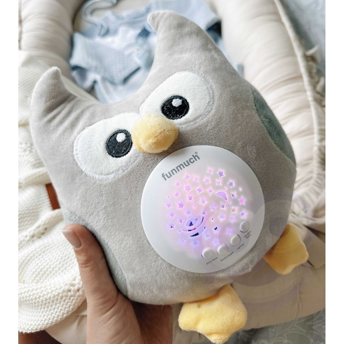 WOOPIE BABY 2-in-1 Pelėdos projektorius – 10 lopšinių 4