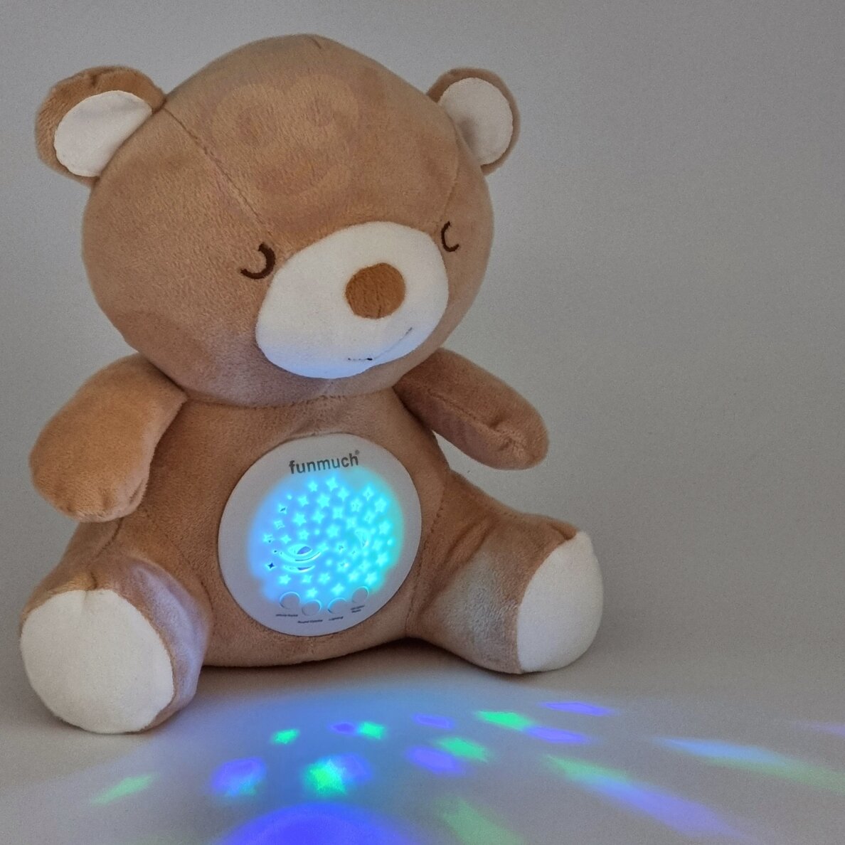 WOOPIE BABY 2-in-1 pliušinis meškiukas miegui su projektoriumi - 10 lopšinių 5 WOOPIE BABY 2-in-1 pliušinis meškiukas miegui su projektoriumi - 10 lopšinių 5