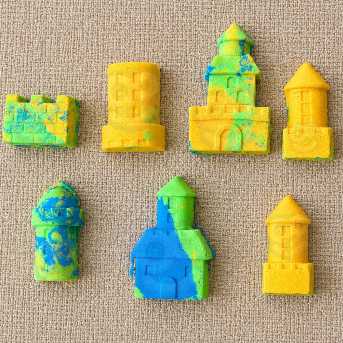 WOOPIE Kinetinio smėlio „Magic Castle“ rinkinys 22 vnt. lagamine 7