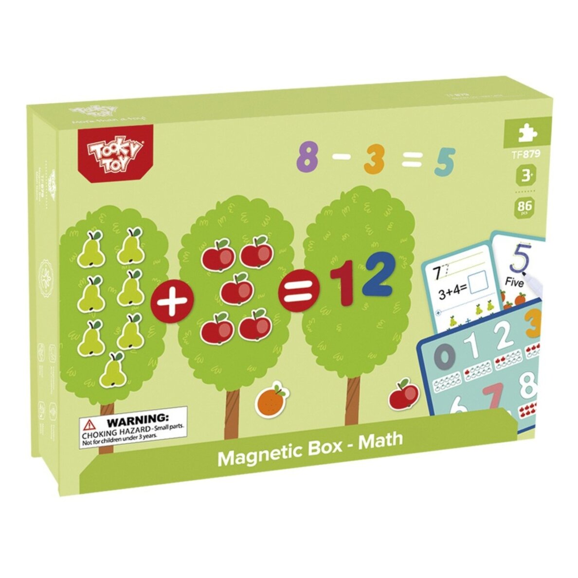 TOOKY TOY medinis magnetinis Montessori dėlionės žaidimas vaikams 3