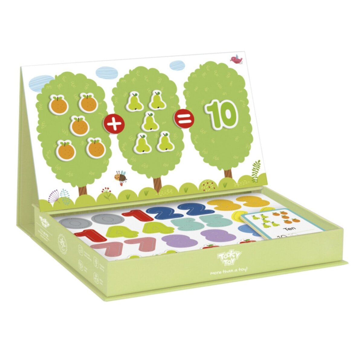 TOOKY TOY medinis magnetinis Montessori dėlionės žaidimas vaikams 4