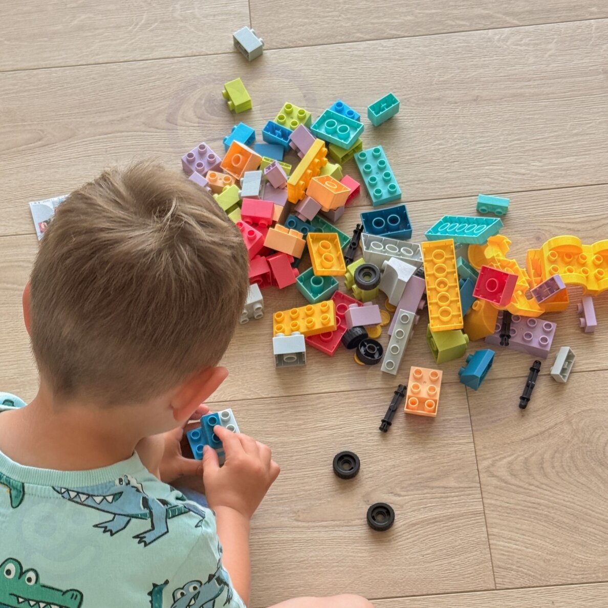WOOPIE Minkšti statybiniai blokeliai Pasteliniai gyvūnai 86 vnt. 2 WOOPIE Minkšti statybiniai blokeliai Pasteliniai gyvūnai 86 vnt. 2