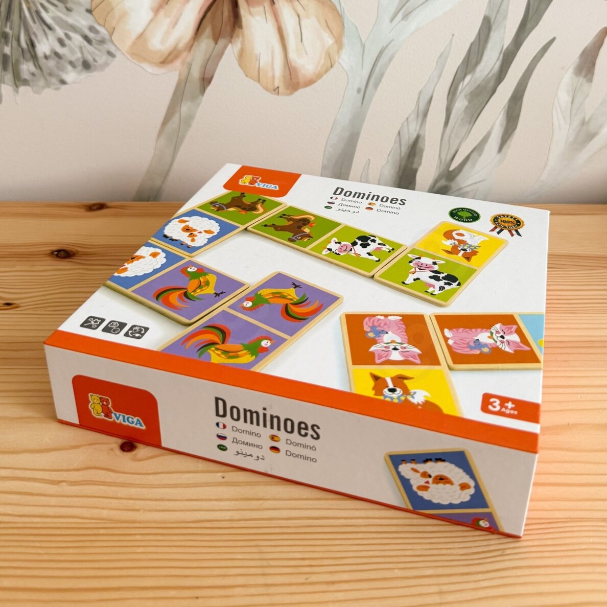 VIGA edukaciniai mediniai domino kaladėlių „Ūkis“ 28 vnt. Montessori 7 VIGA edukaciniai mediniai domino kaladėlių „Ūkis“ 28 vnt. Montessori 7