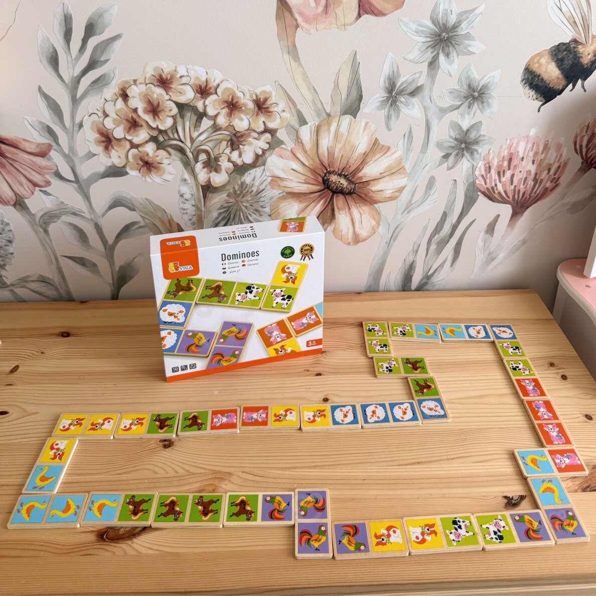 VIGA edukaciniai mediniai domino kaladėlių „Ūkis“ 28 vnt. Montessori 5 VIGA edukaciniai mediniai domino kaladėlių „Ūkis“ 28 vnt. Montessori 5