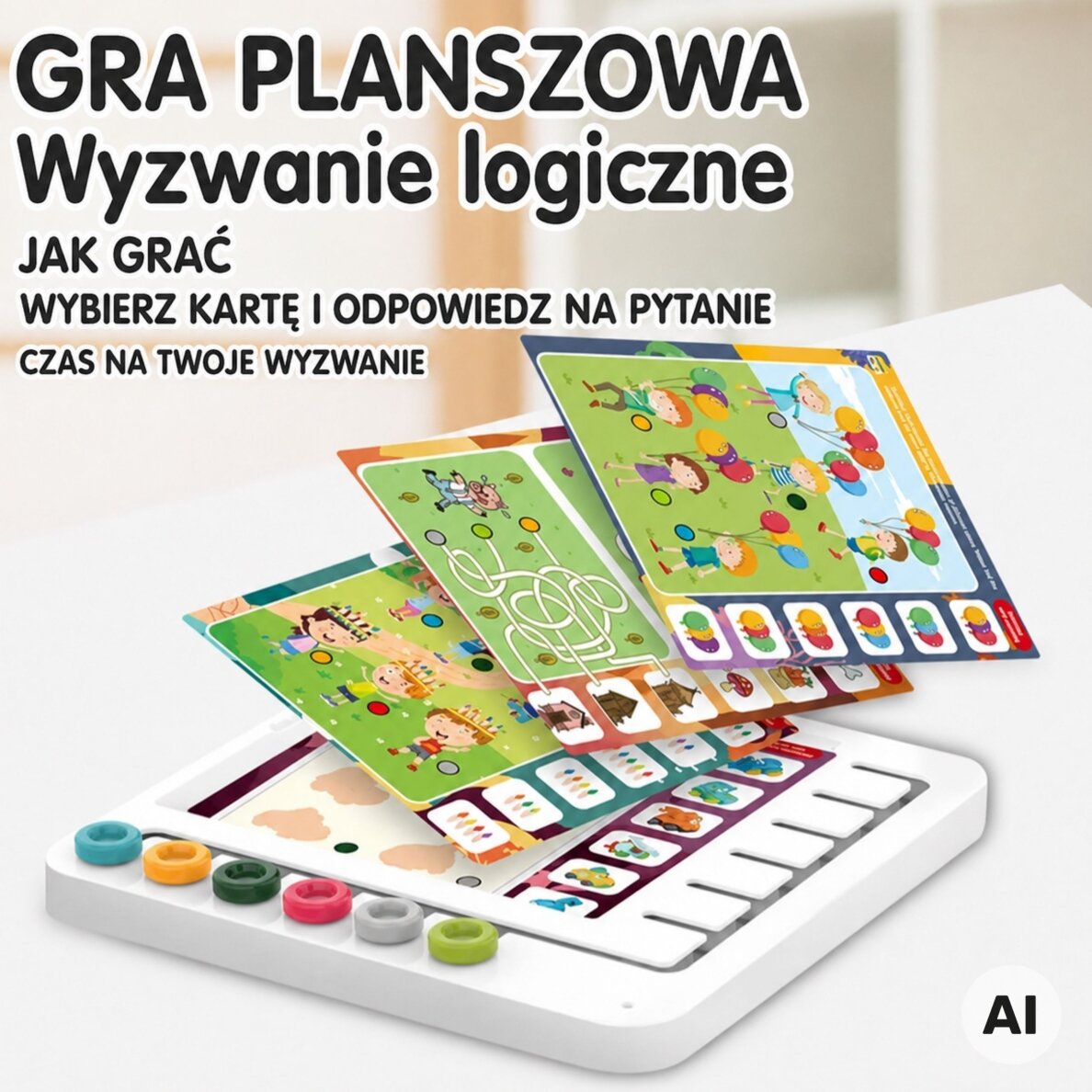 WOOPIE 60 loginių žaidimų rinkinys 3+ 5 WOOPIE 60 loginių žaidimų rinkinys 3+ 5
