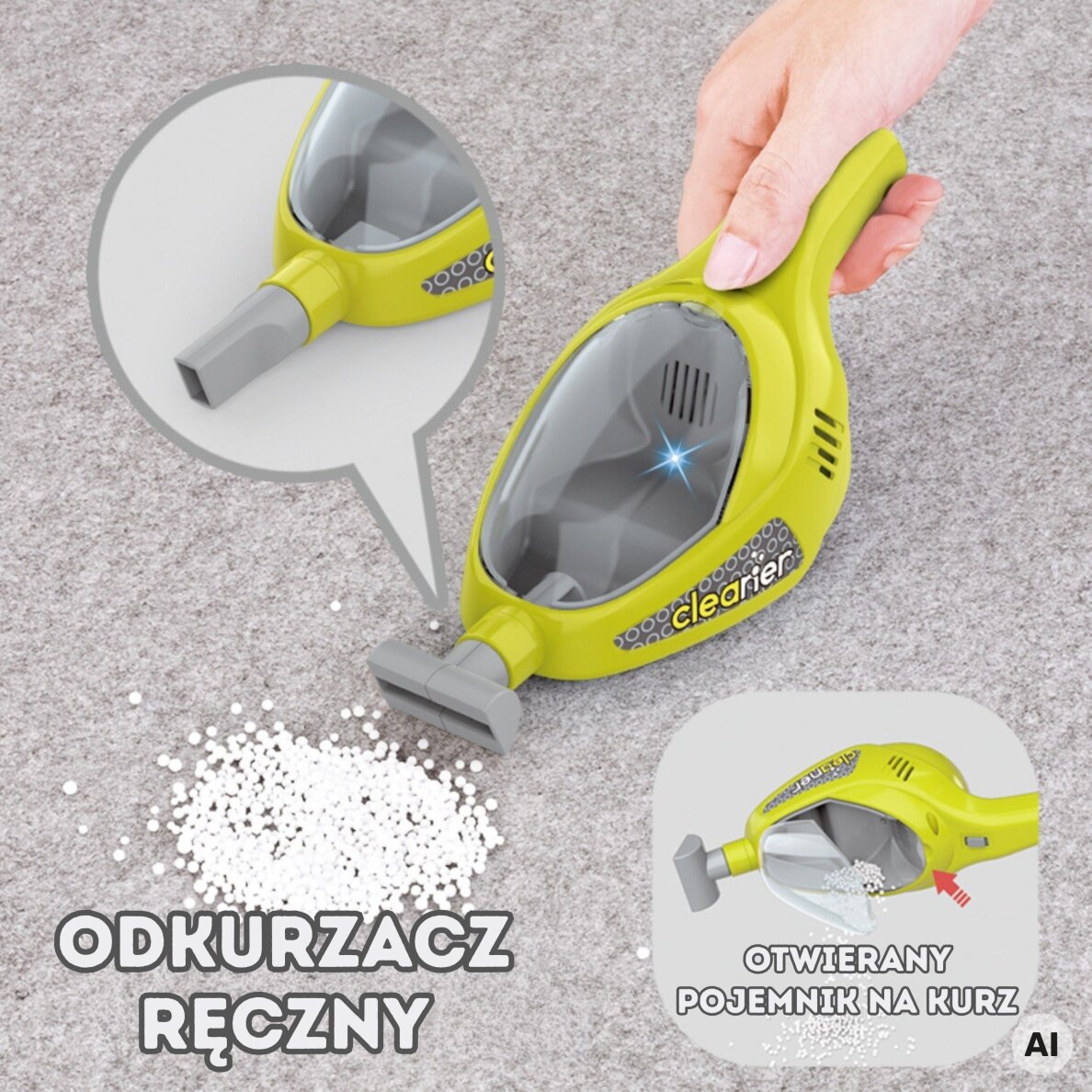 WOOPIE Vaikiškas valymo rinkinys su vežimėliu 3
