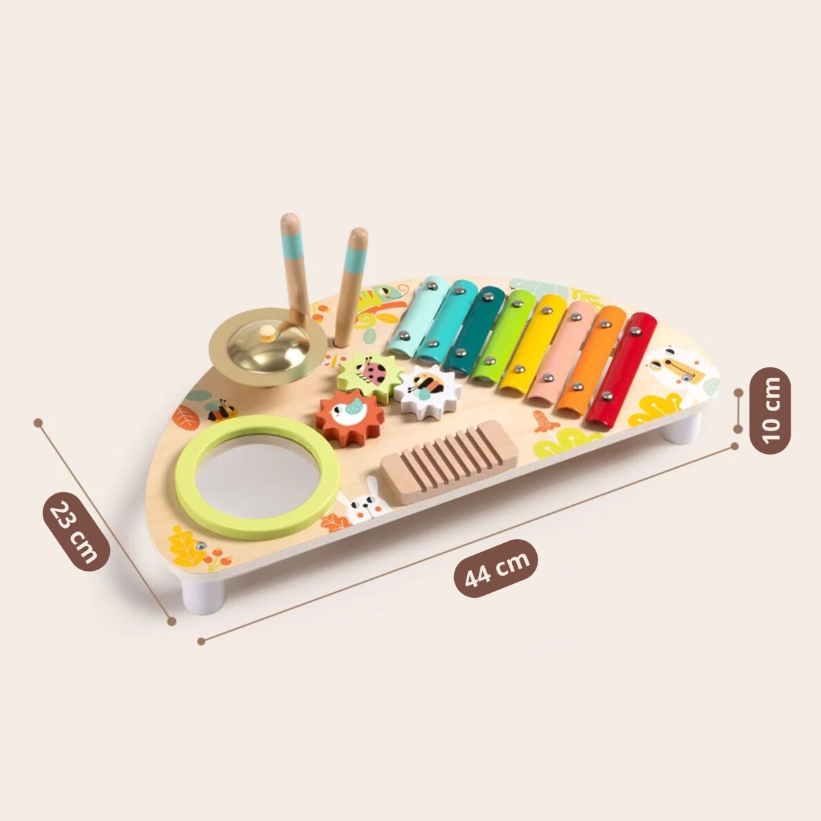 TOOKY TOY Daugiafunkcis muzikos instrumentų centras 12 TOOKY TOY Daugiafunkcis muzikos instrumentų centras 12