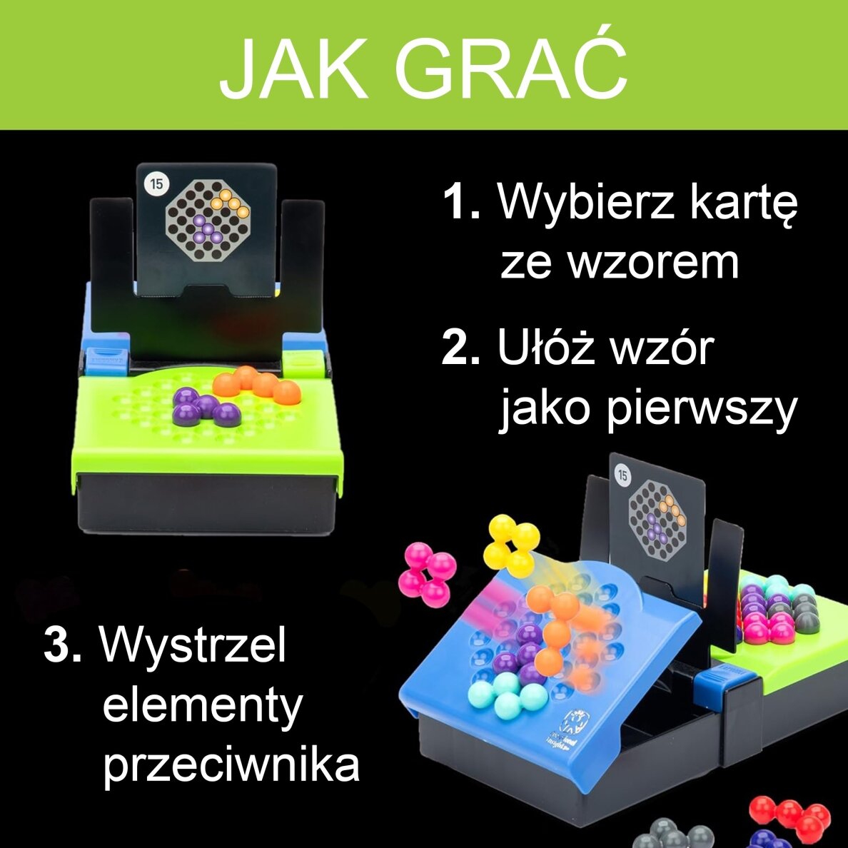 WOOPIE IQ logikos žaidimas strateginei smegenų treniruotei „Head to Head“ – laiku atliekamas raštų sprendimas 7 WOOPIE IQ logikos žaidimas strateginei smegenų treniruotei „Head to Head“ – laiku atliekamas raštų sprendimas 7