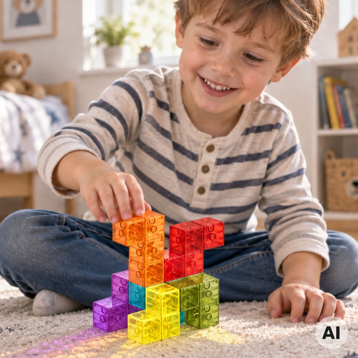 Woopie magnetinė Tetris 3D konstravimo dėlionė 1 Woopie magnetinė Tetris 3D konstravimo dėlionė 1