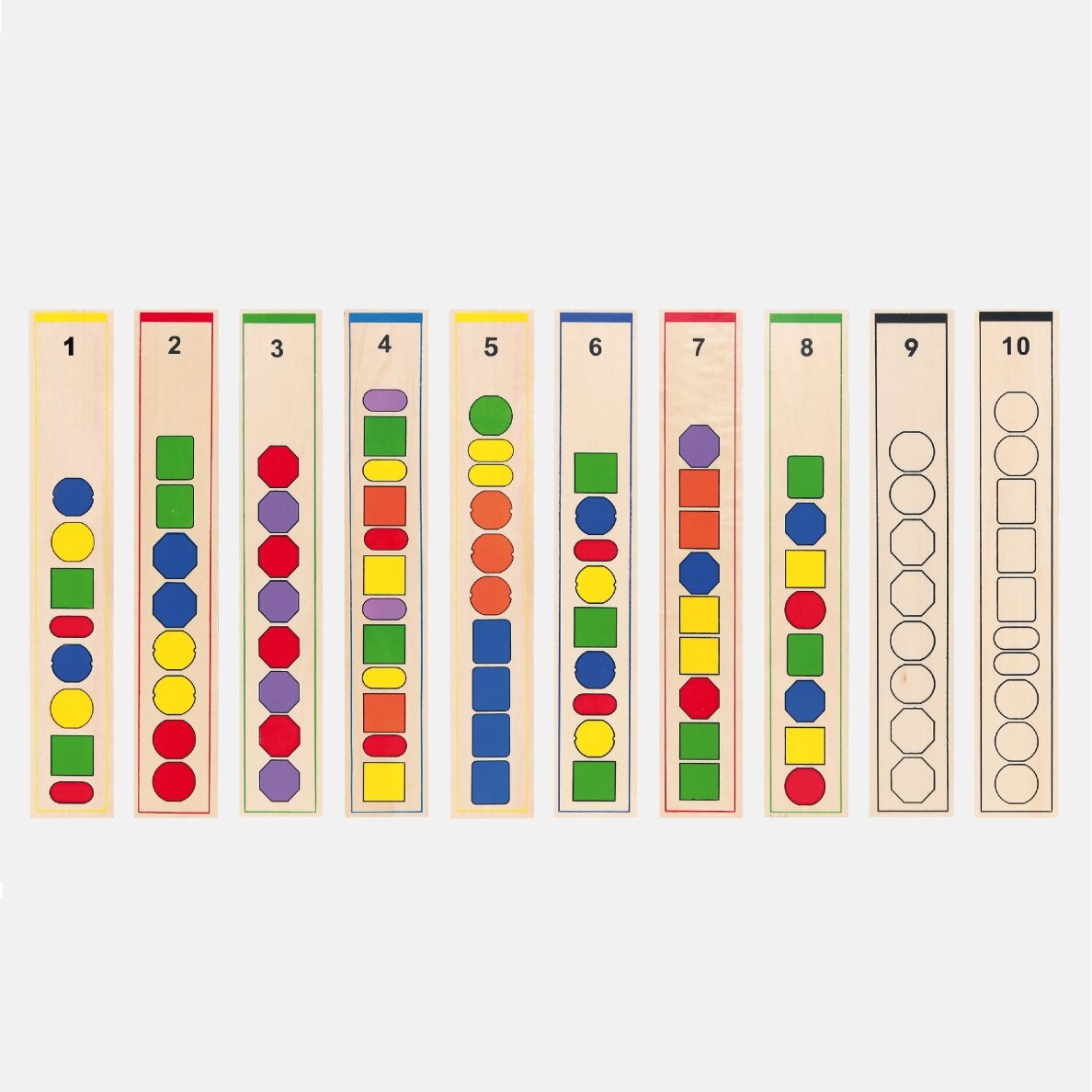 VIGA medinis edukacinis žaidimas „Loginiai karoliukai“ 104 dalių Montessori 7