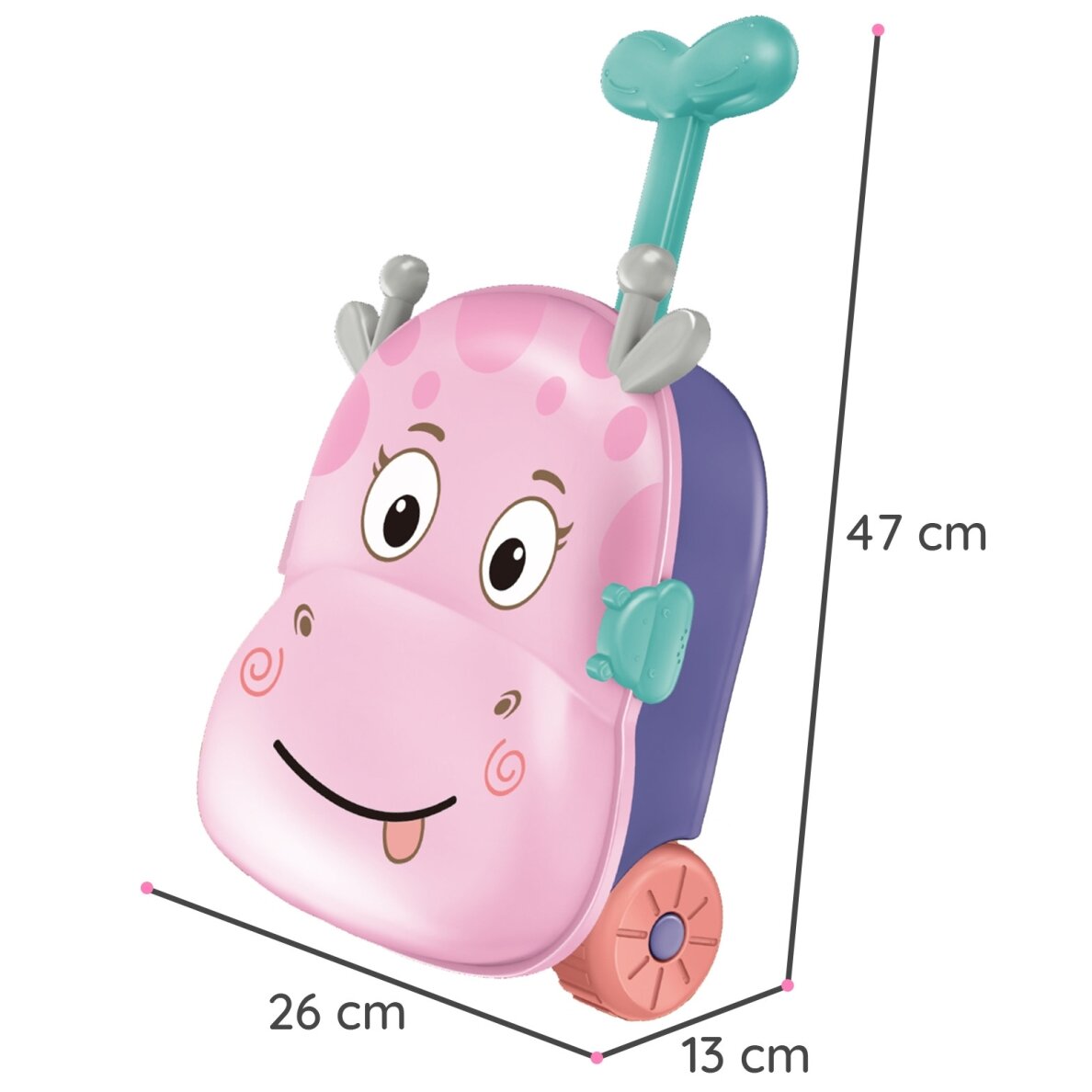 WOOPIE 3 viename smėlio dėžės rinkinys: elniuko lagaminas + vandens žaislas 10 WOOPIE 3 viename smėlio dėžės rinkinys: elniuko lagaminas + vandens žaislas 10