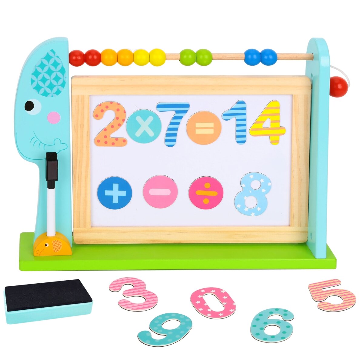 Didelė medinė dvipusė magnetinė + kreidinė lenta TOOKY TOY 1 Didelė medinė dvipusė magnetinė + kreidinė lenta TOOKY TOY 1
