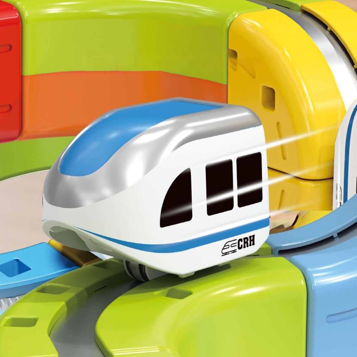 WOOPIE Magic Cube Train konstravimo blokeliai Anti-Gravity magnetinė trasa 68 vnt. 7 WOOPIE Magic Cube Train konstravimo blokeliai Anti-Gravity magnetinė trasa 68 vnt. 7