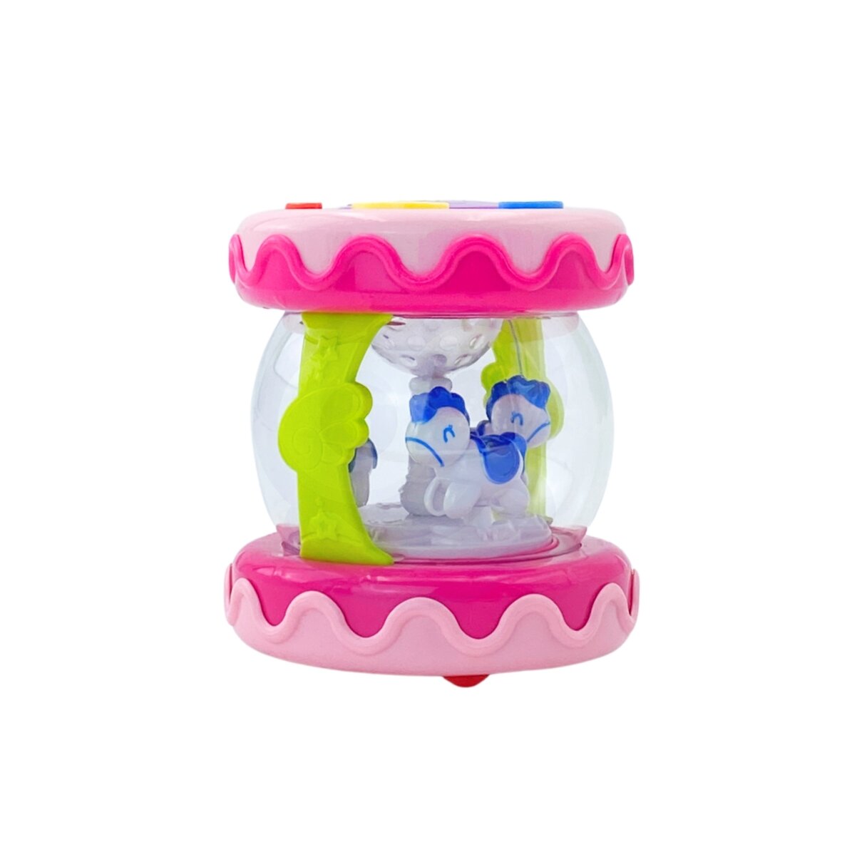 WOOPIE BABY Rožinis būgnelis su muzikine dėžute ir projektoriumi 3-in-1 muzikinis žaislas kūdikiams + volas mokymuisi ropoti 5 WOOPIE BABY Rožinis būgnelis su muzikine dėžute ir projektoriumi 3-in-1 muzikinis žaislas kūdikiams + volas mokymuisi ropoti 5