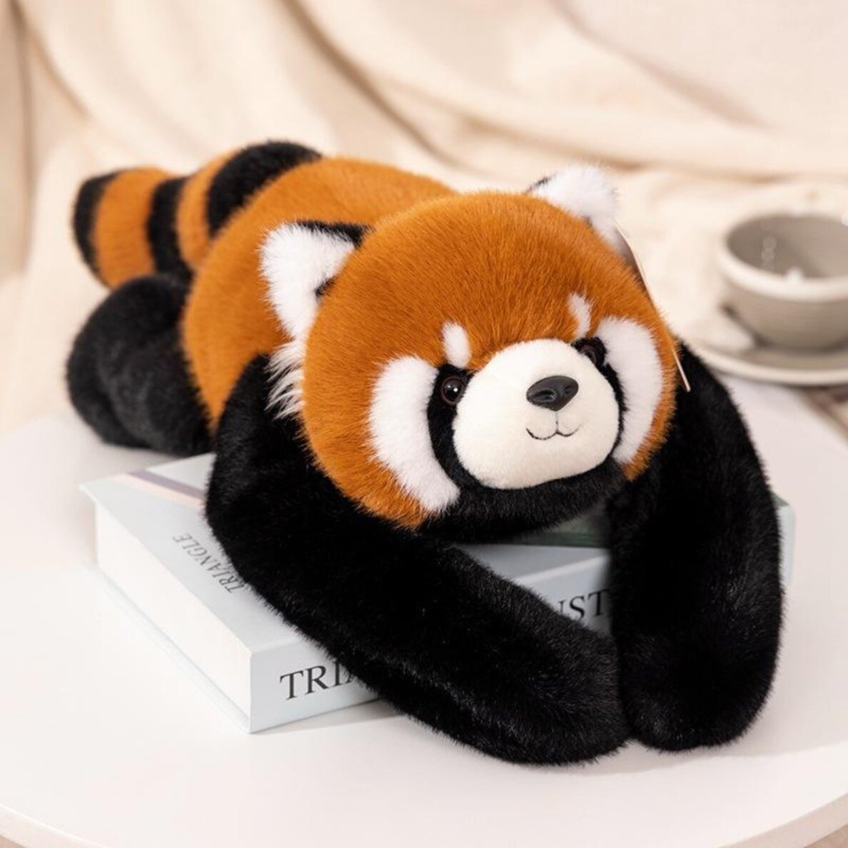 WOOPIE Sunkus sensorinis pliušinis meškiukas Raudonoji panda 1,5 kg 5