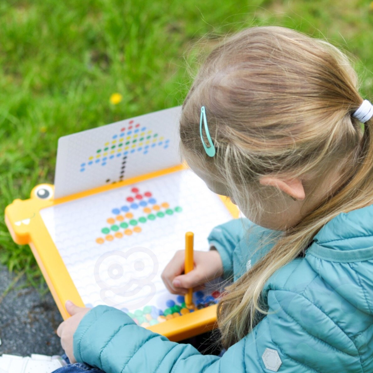 WOOPIE magnetinė lenta vaikams Montessori MagPad dinozauras 2
