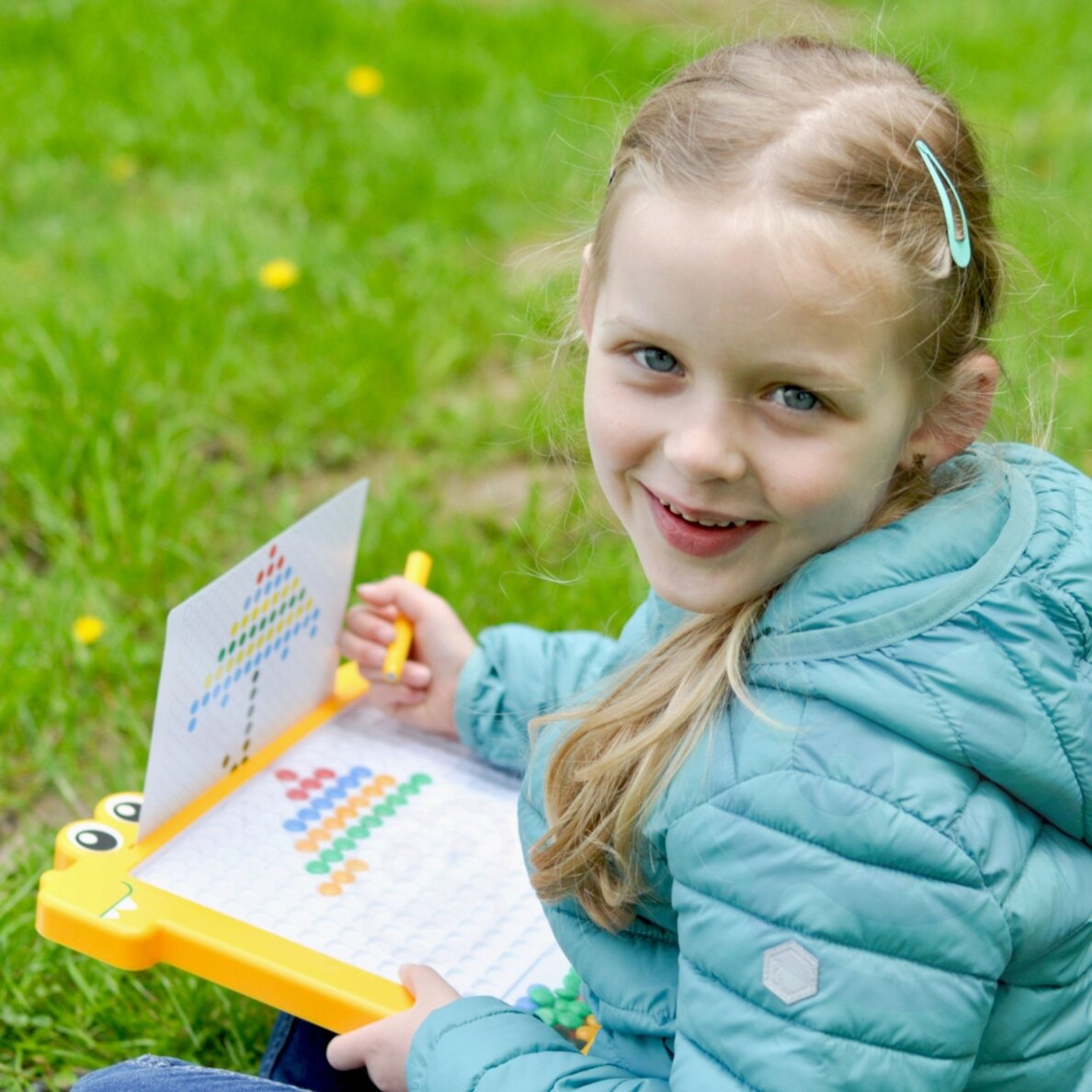 WOOPIE magnetinė lenta vaikams Montessori MagPad dinozauras 3