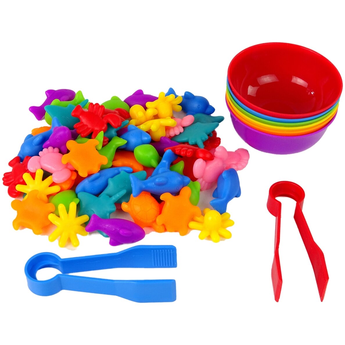 WOOPIE Montessori edukacinė spalvų rūšiuoklė Sea Land 64 vnt. 5 WOOPIE Montessori edukacinė spalvų rūšiuoklė Sea Land 64 vnt. 5