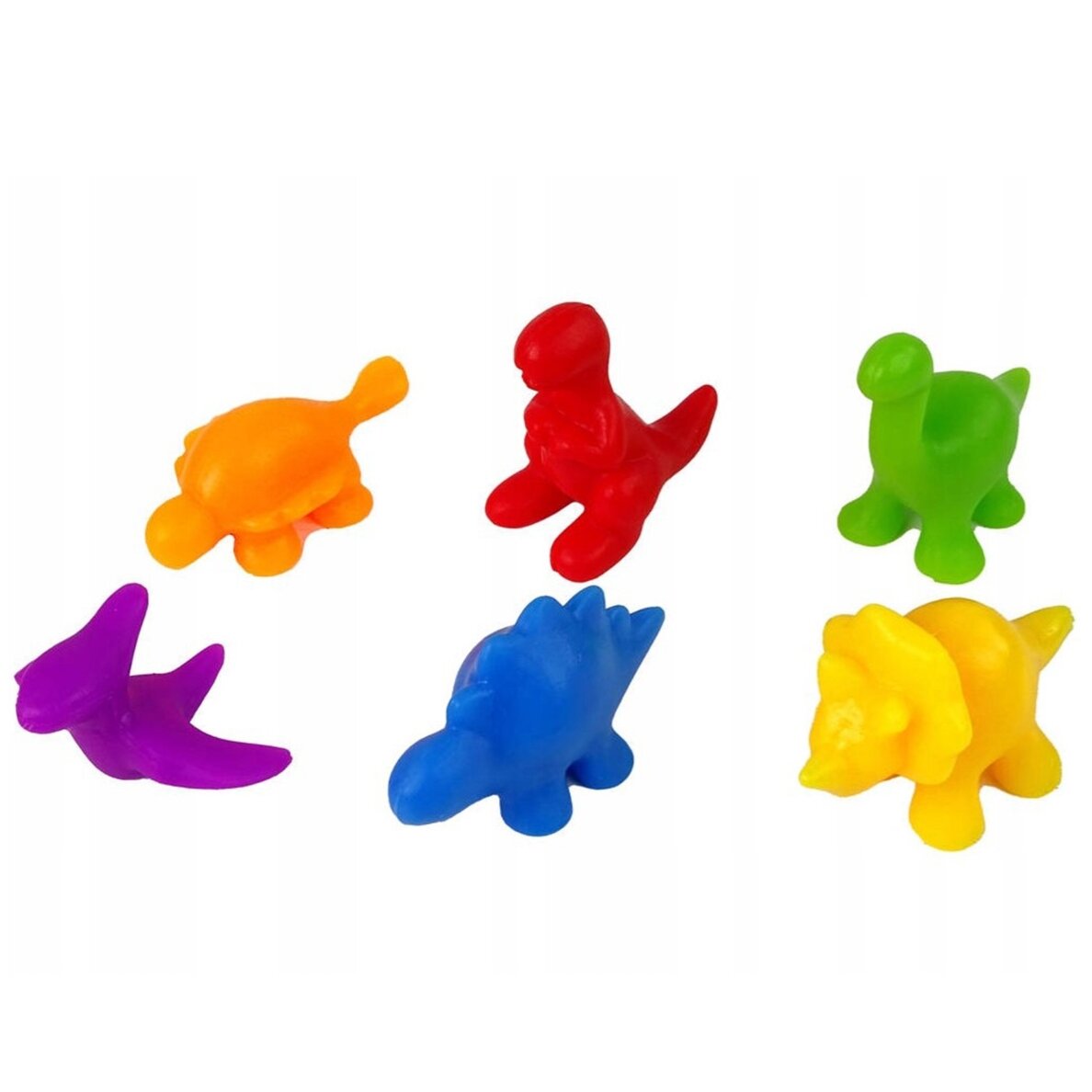 WOOPIE Montessori edukacinė spalvų rūšiuoklė „Dinozaurai“ 56 vnt. 7
