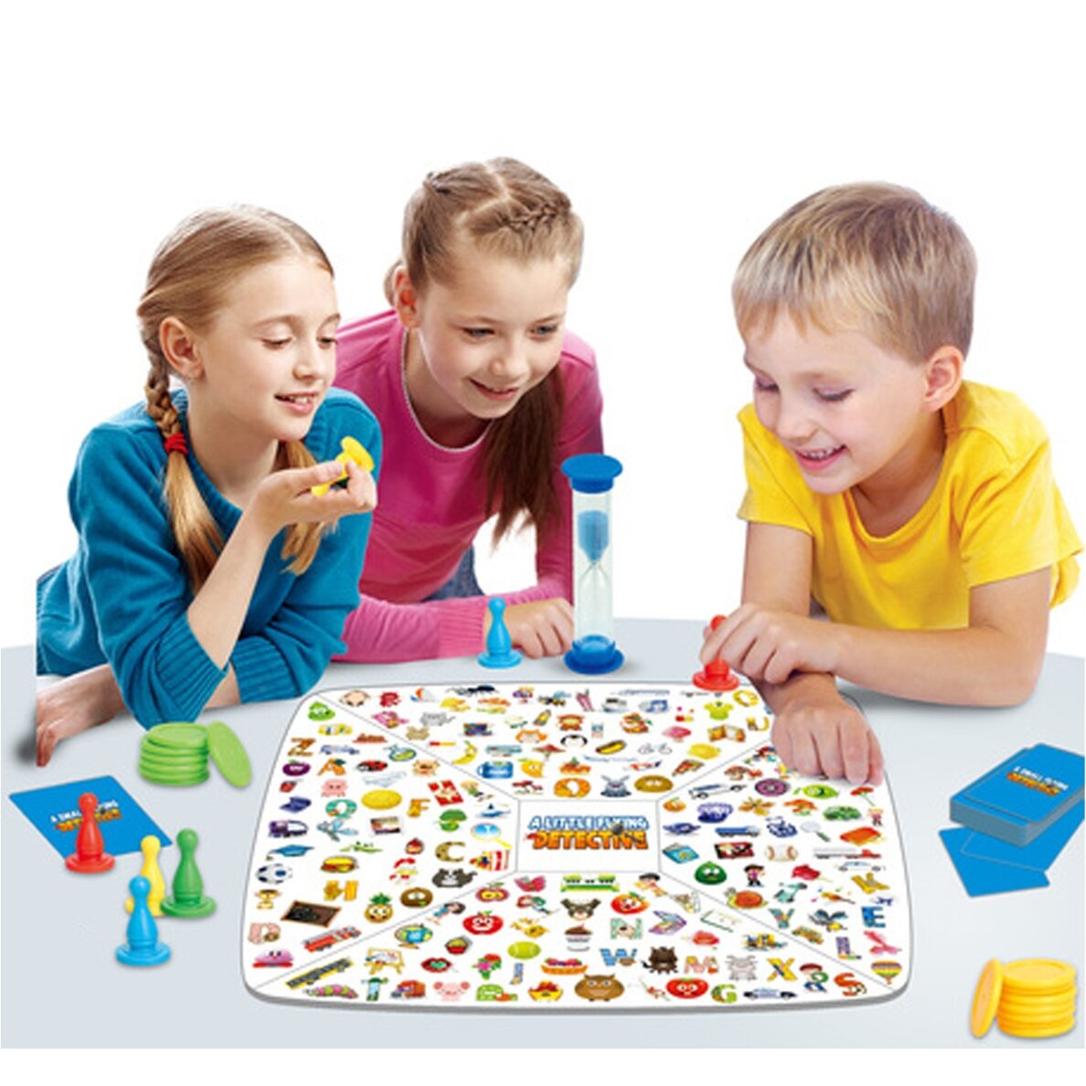 WOOPIE 2-in-1 stalo žaidimas Mažasis detektyvas + Kinietis 10 WOOPIE 2-in-1 stalo žaidimas Mažasis detektyvas + Kinietis 10