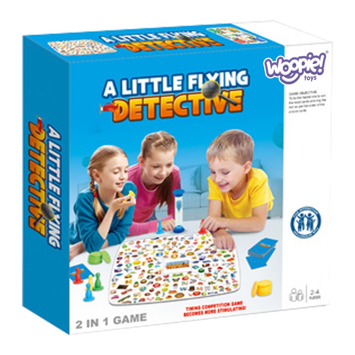 WOOPIE 2-in-1 stalo žaidimas Mažasis detektyvas + Kinietis 11