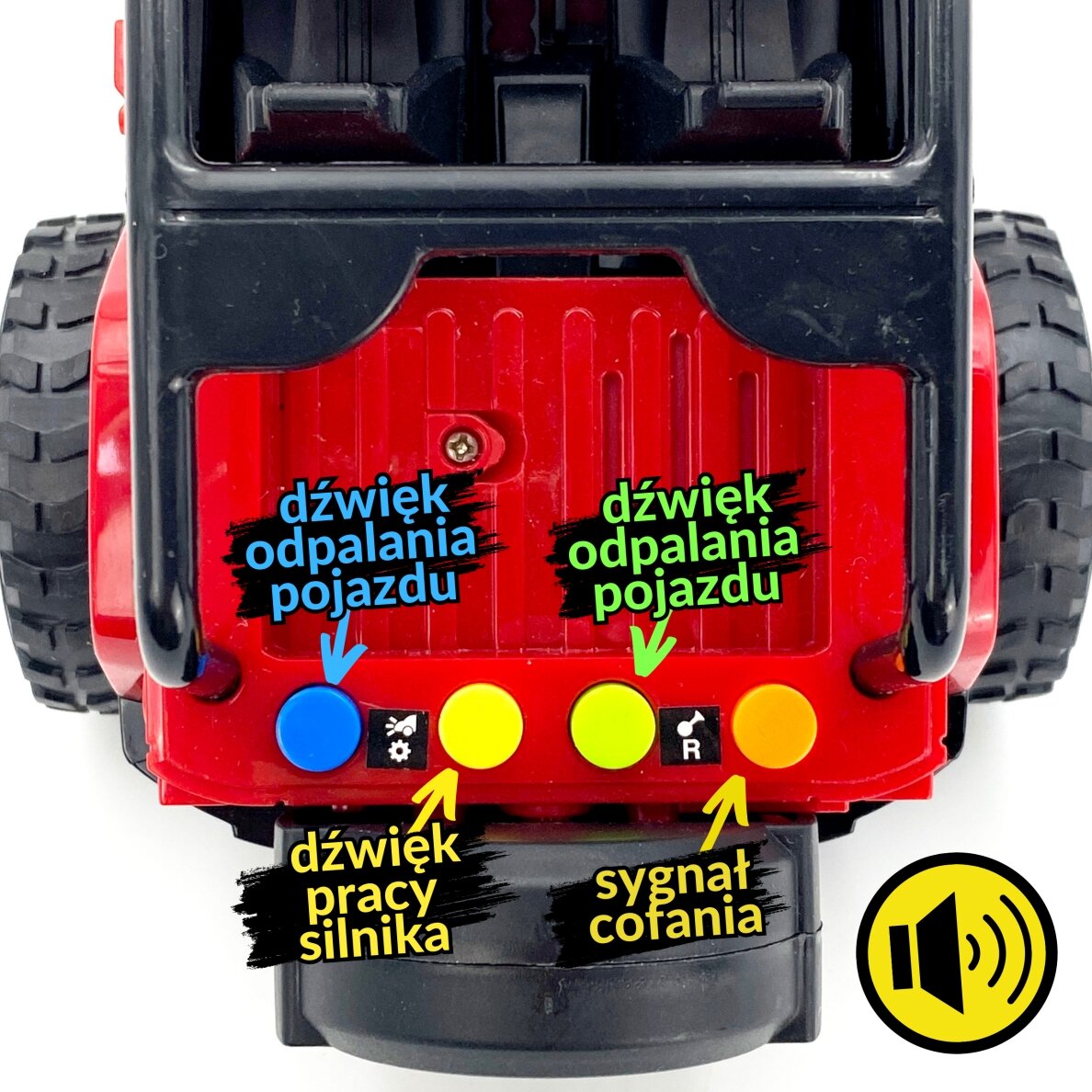 WOOPIE Jeep visureigis su garsu ir šviesa 8 WOOPIE Jeep visureigis su garsu ir šviesa 8