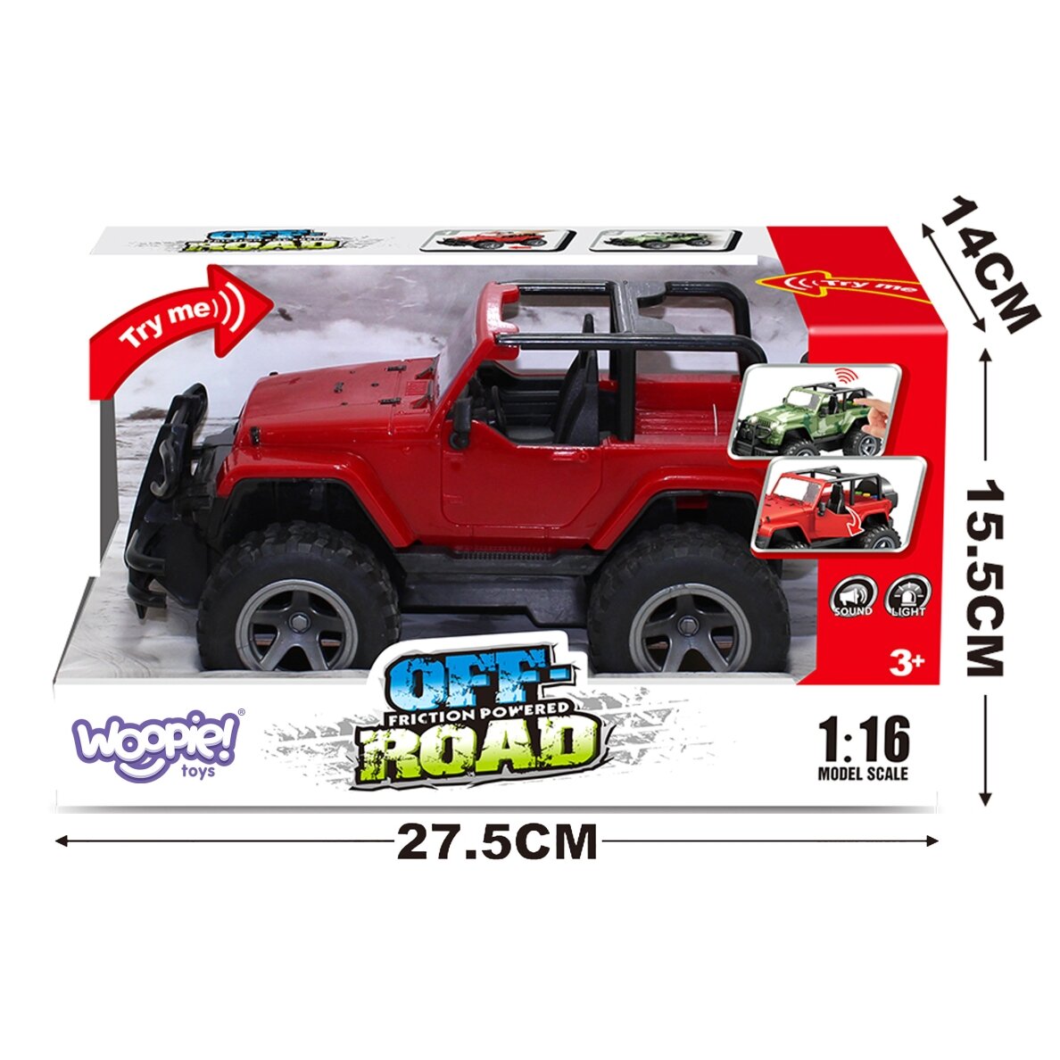 WOOPIE Jeep visureigis su garsu ir šviesa 14 WOOPIE Jeep visureigis su garsu ir šviesa 14