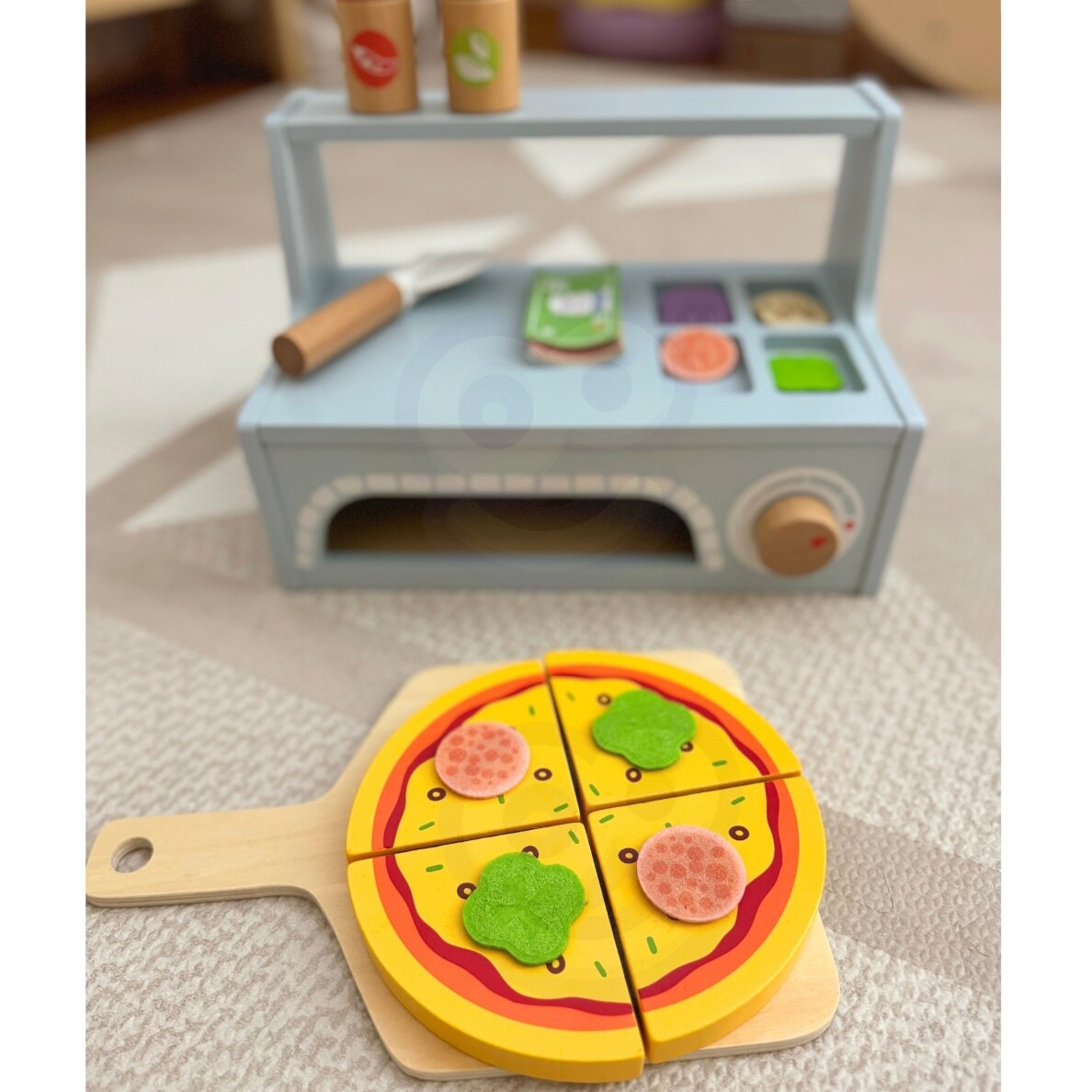 TOOKY TOY Picerija Medinės picos krosnies priedai 5