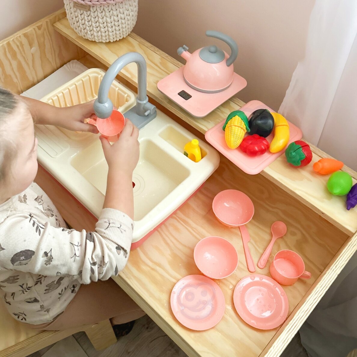 WOOPIE 2-in-1 Virtuvinė kriauklė su vandens čiaupu 1
