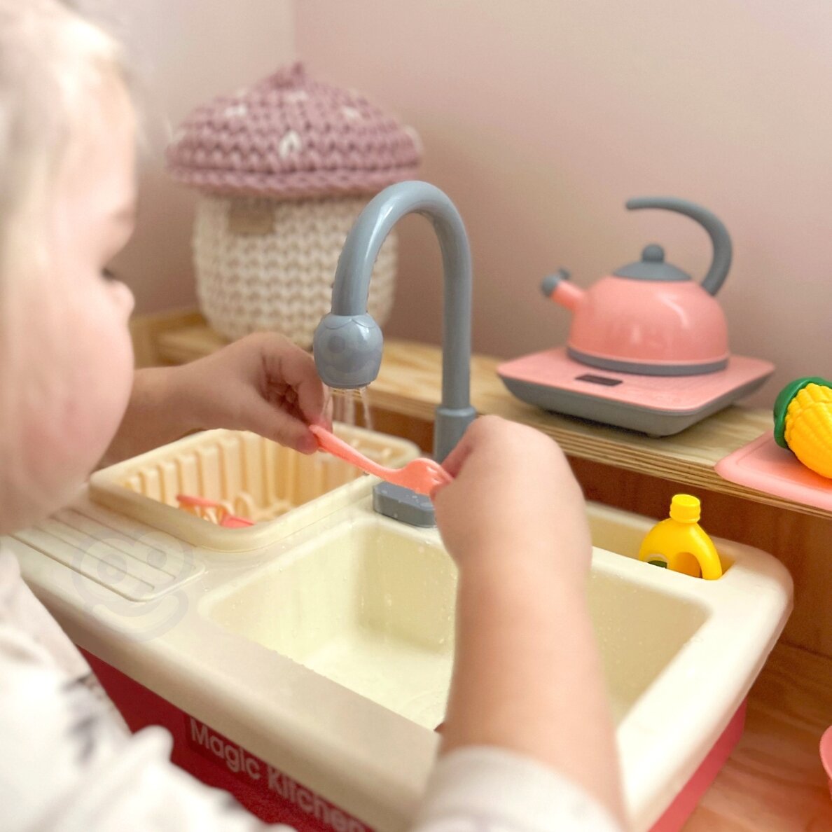 WOOPIE 2-in-1 Virtuvinė kriauklė su vandens čiaupu 4