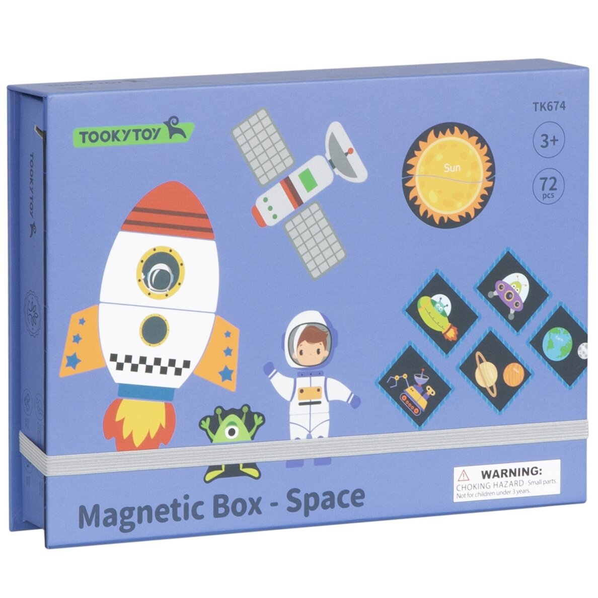 TOOKY TOY Magnetinė dėlionė Montessori edukacinė dėžutė Kosmosas 72 vnt. 8 TOOKY TOY Magnetinė dėlionė Montessori edukacinė dėžutė Kosmosas 72 vnt. 8